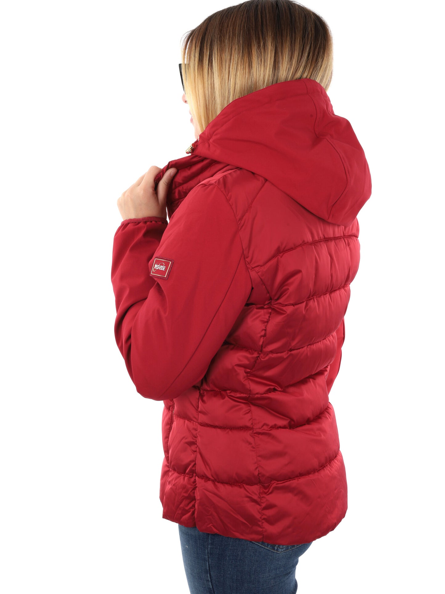 GIUBBINO CORTO YES ZEE DA DONNA ROSSO SCURO