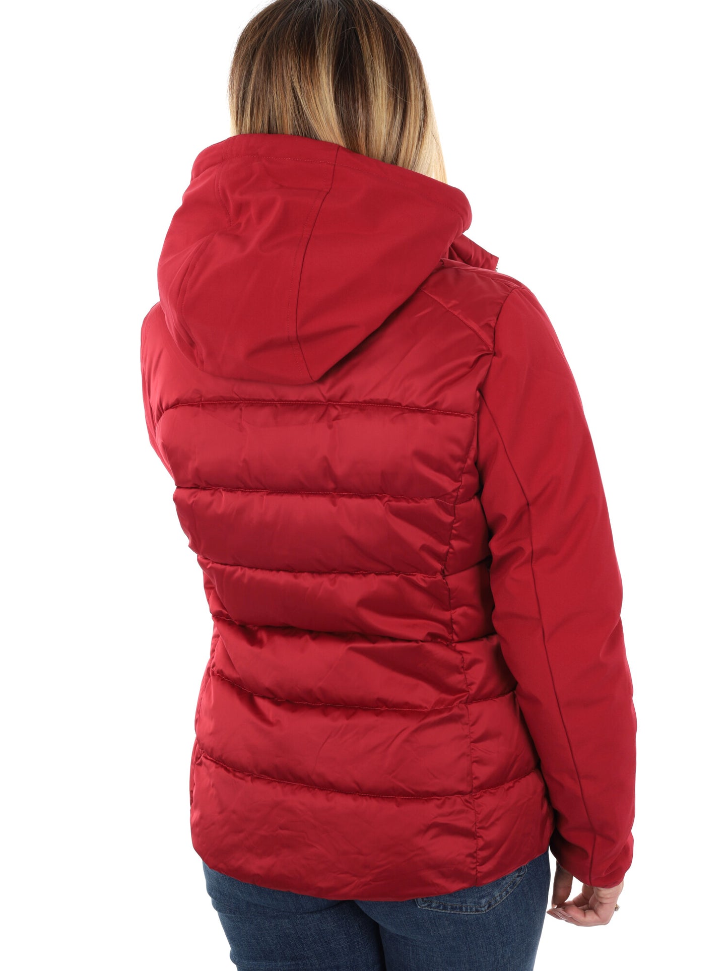 GIUBBINO CORTO YES ZEE DA DONNA ROSSO SCURO