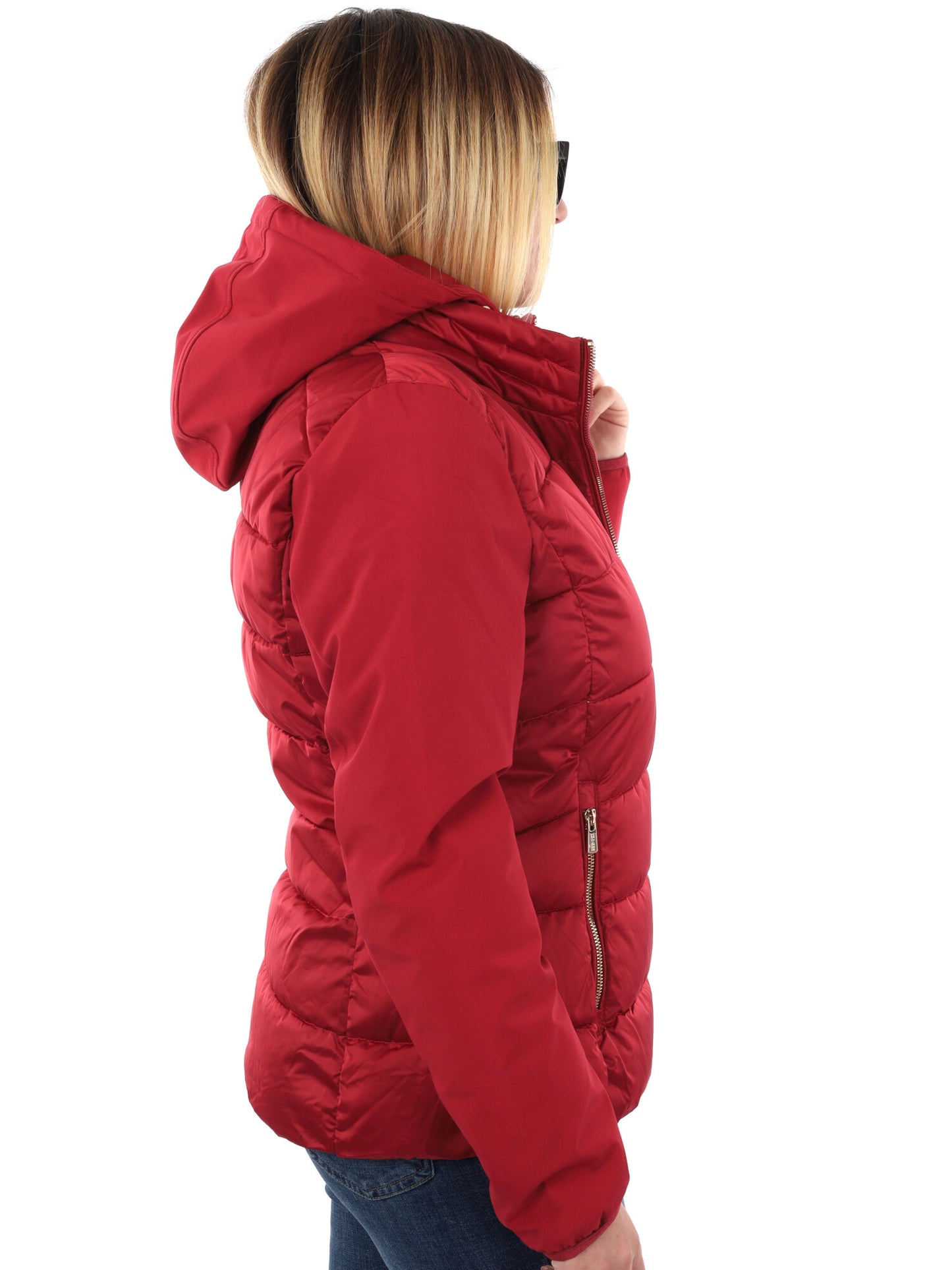 GIUBBINO CORTO YES ZEE DA DONNA ROSSO SCURO