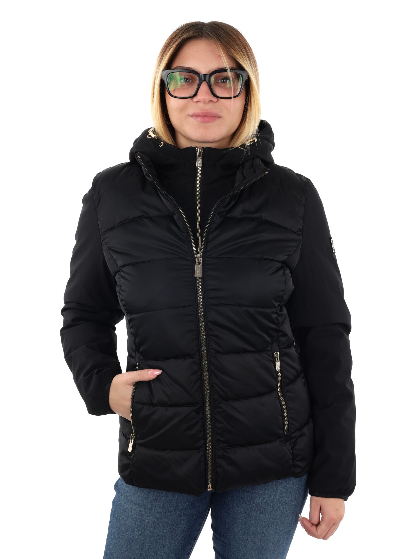 GIUBBINO CORTO YES ZEE DA DONNA NERO
