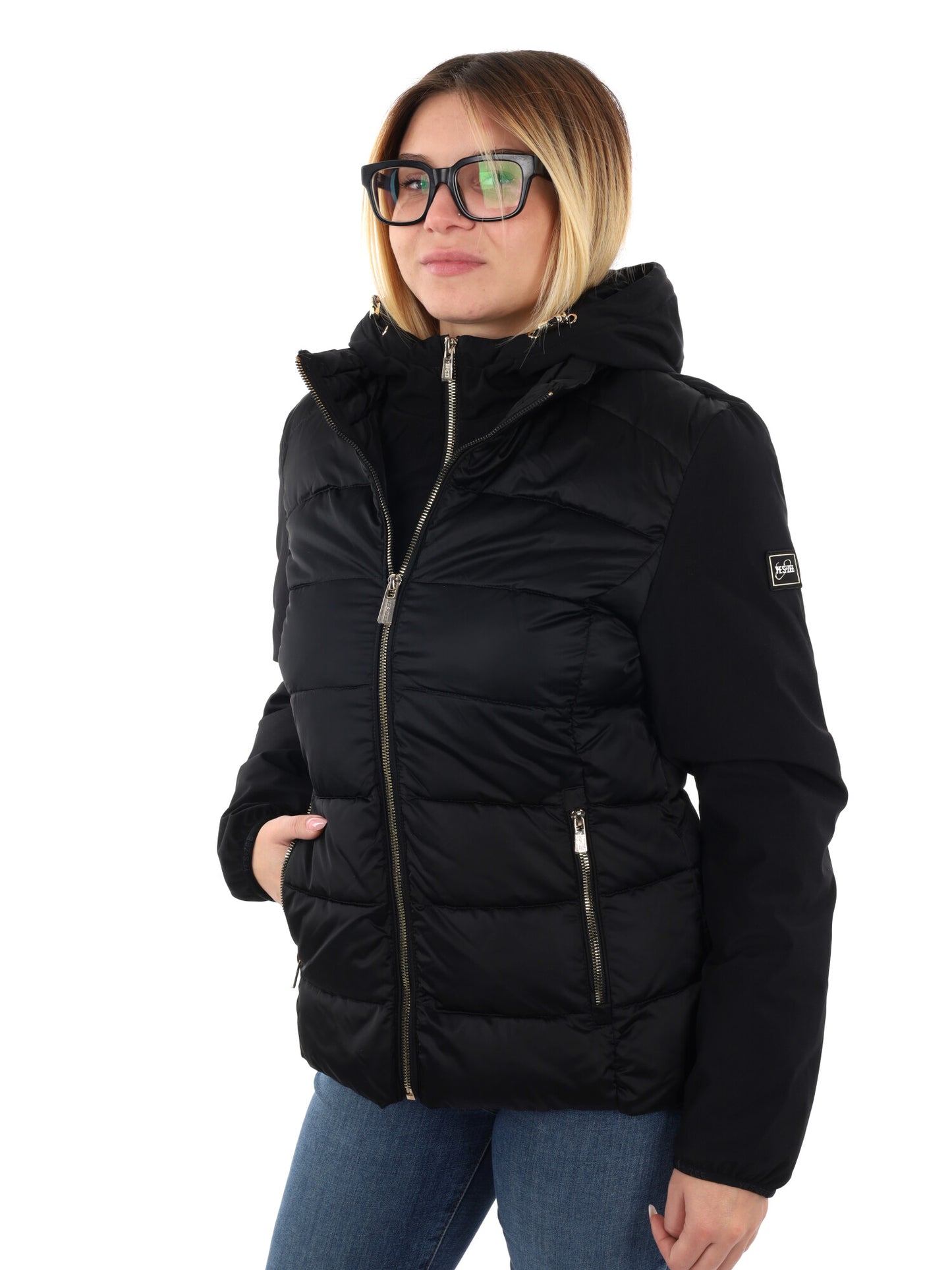 GIUBBINO CORTO YES ZEE DA DONNA NERO