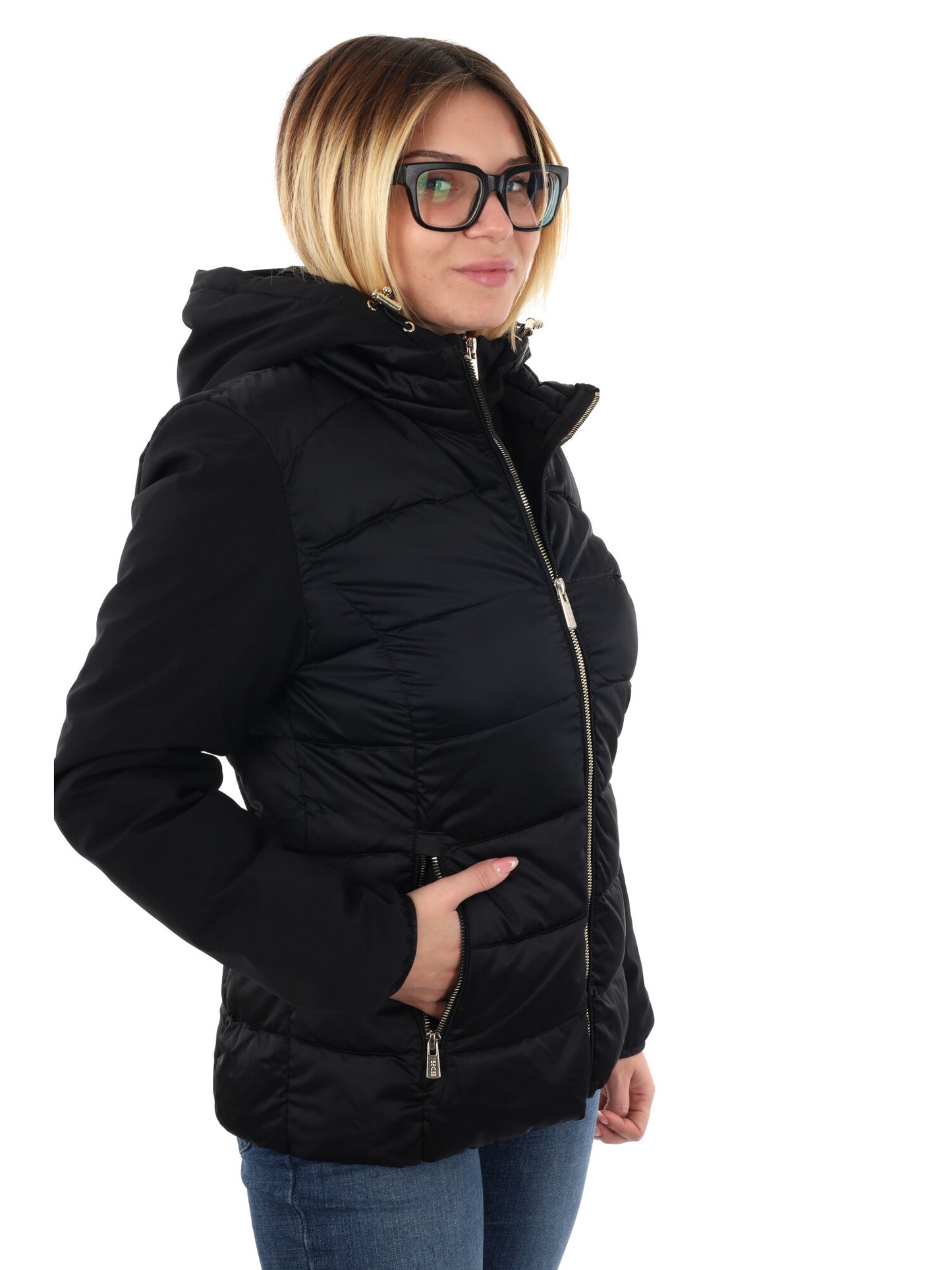 GIUBBINO CORTO YES ZEE DA DONNA NERO