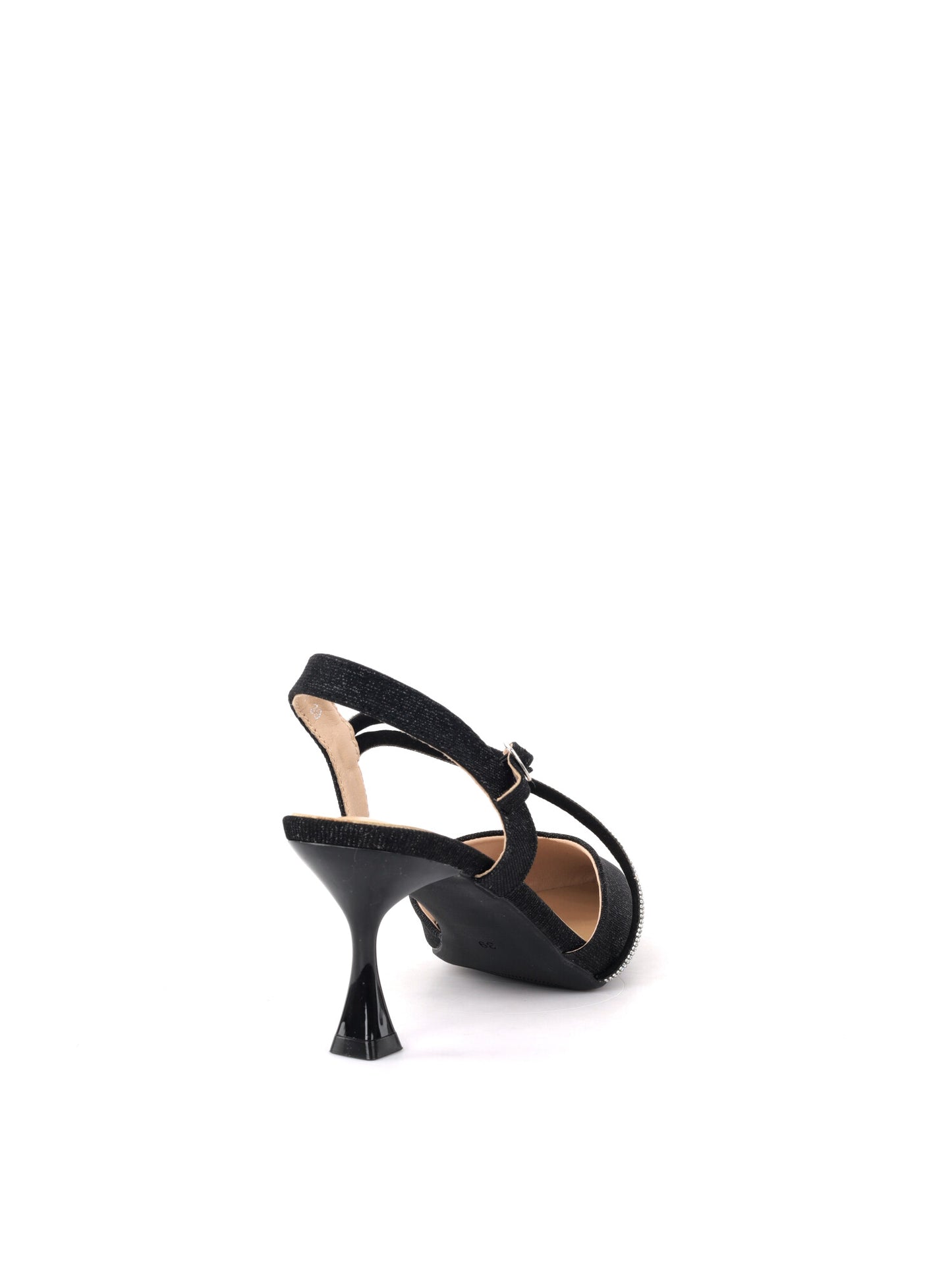 Décolleté elegante Clyo' Chanel da donna in nero