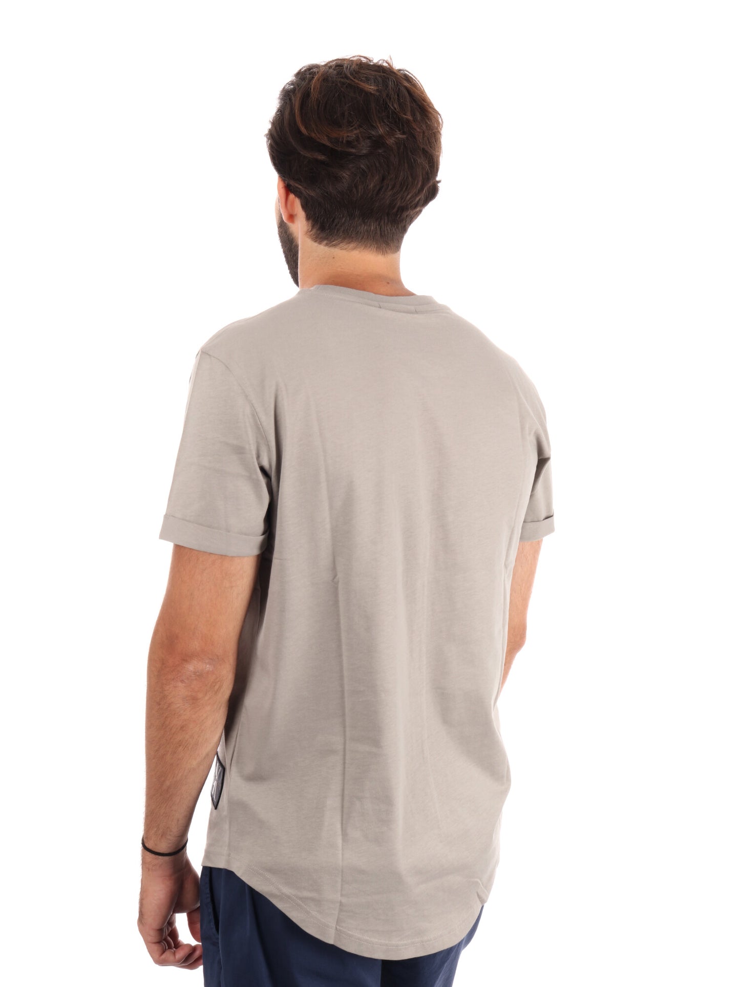 T-SHIRT CLASSIC CALVIN KLEIN JEANS DA UOMO BEIGE