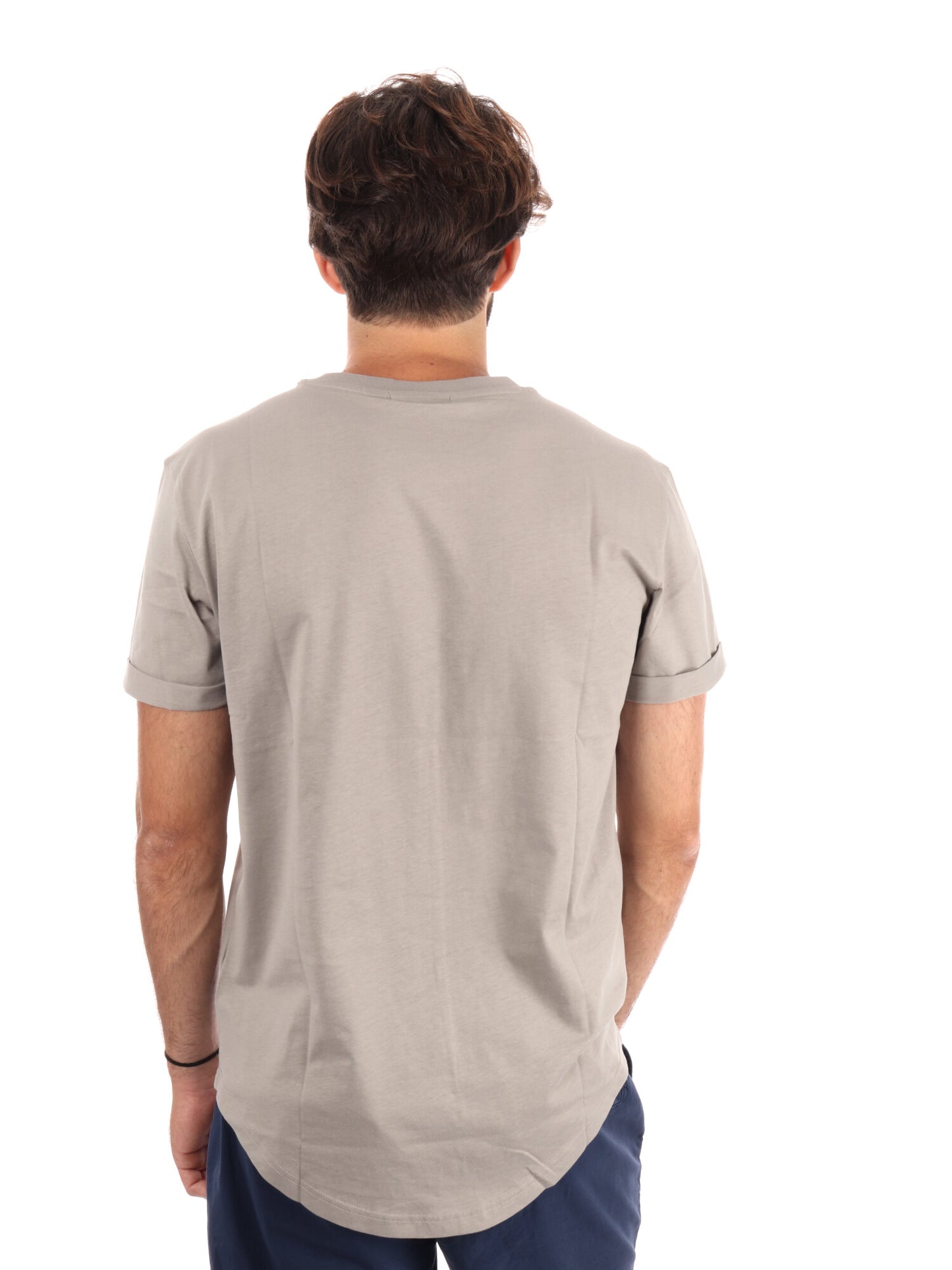 T-SHIRT CLASSIC CALVIN KLEIN JEANS DA UOMO BEIGE