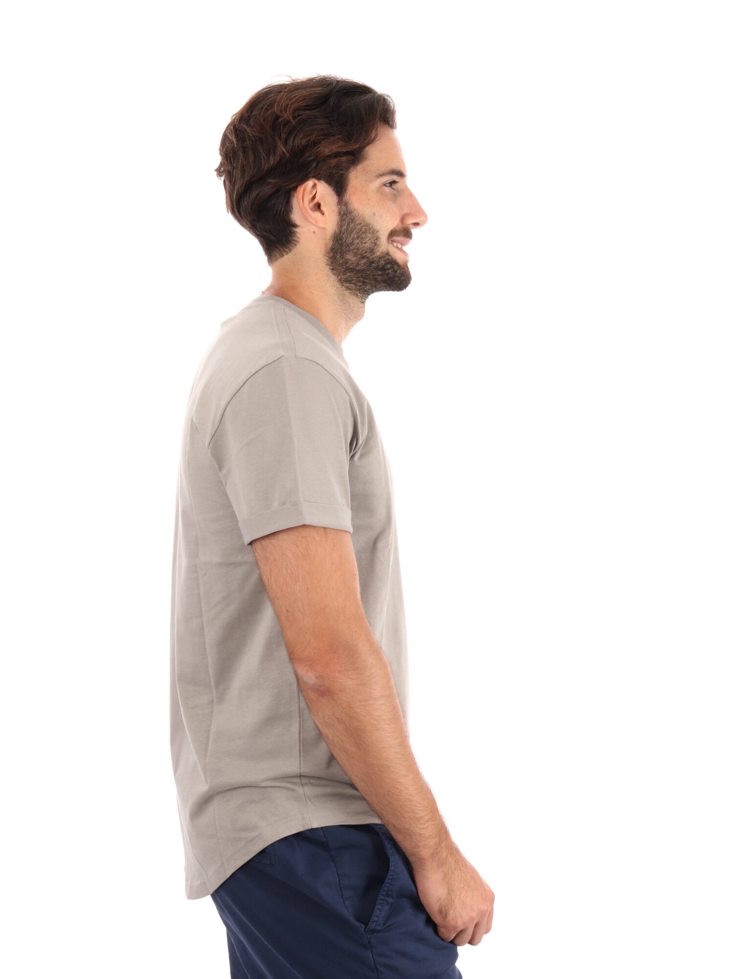T-SHIRT CLASSIC CALVIN KLEIN JEANS DA UOMO BEIGE