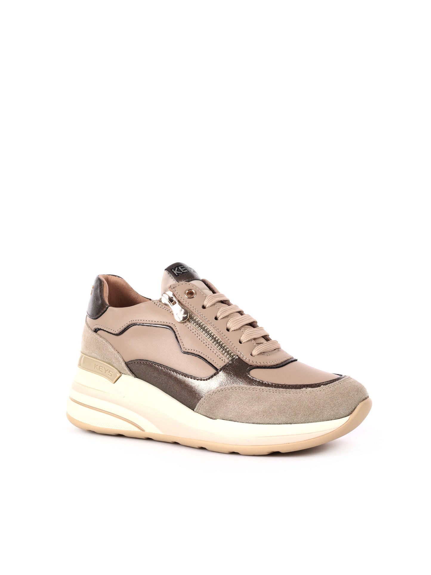 SNEAKERS CON ZEPPA PREMIUM KEYS DONNA BEIGE
