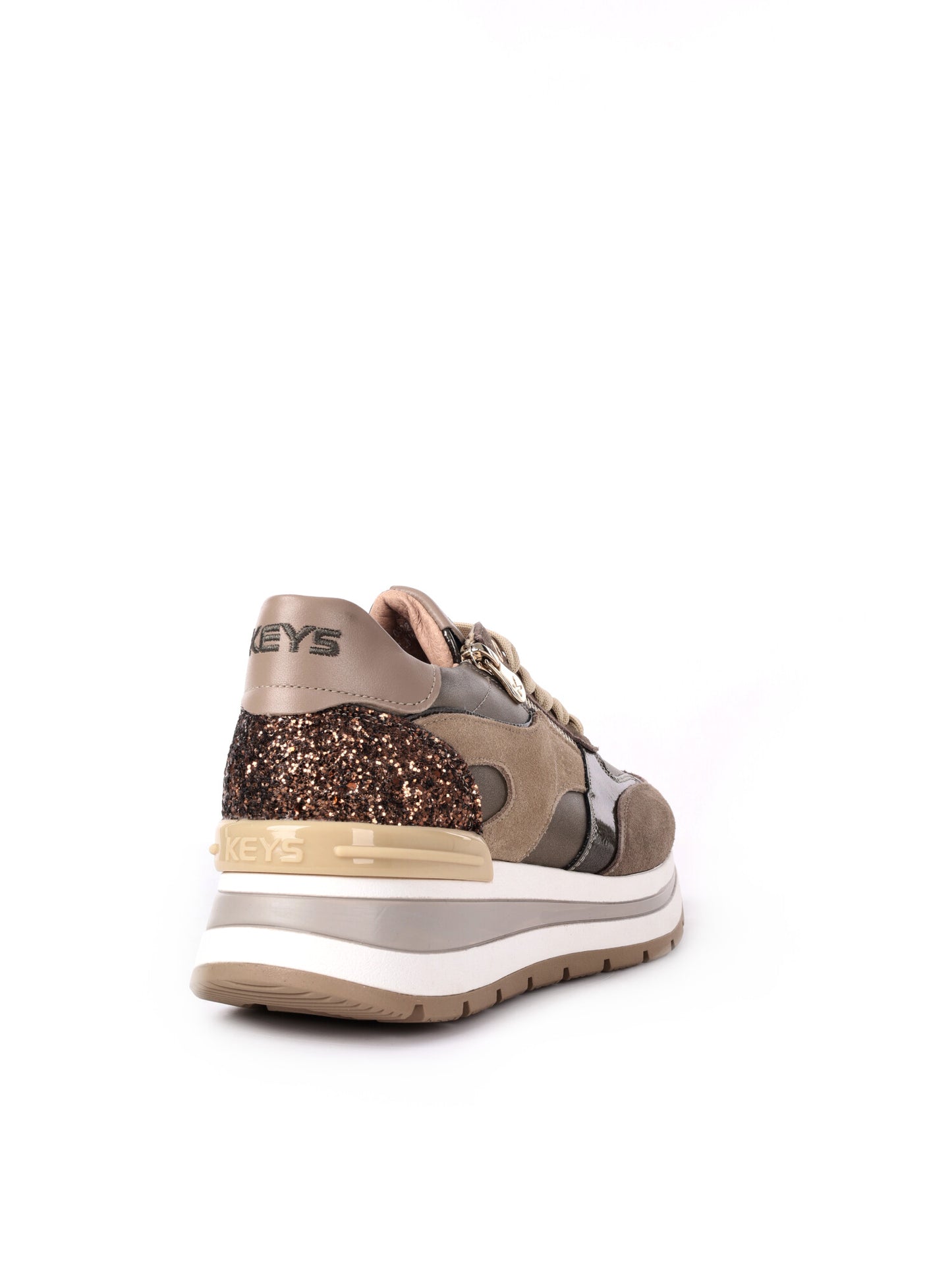 SNEAKERS CON ZEPPA GOLDEN KEYS DONNA BRONZO