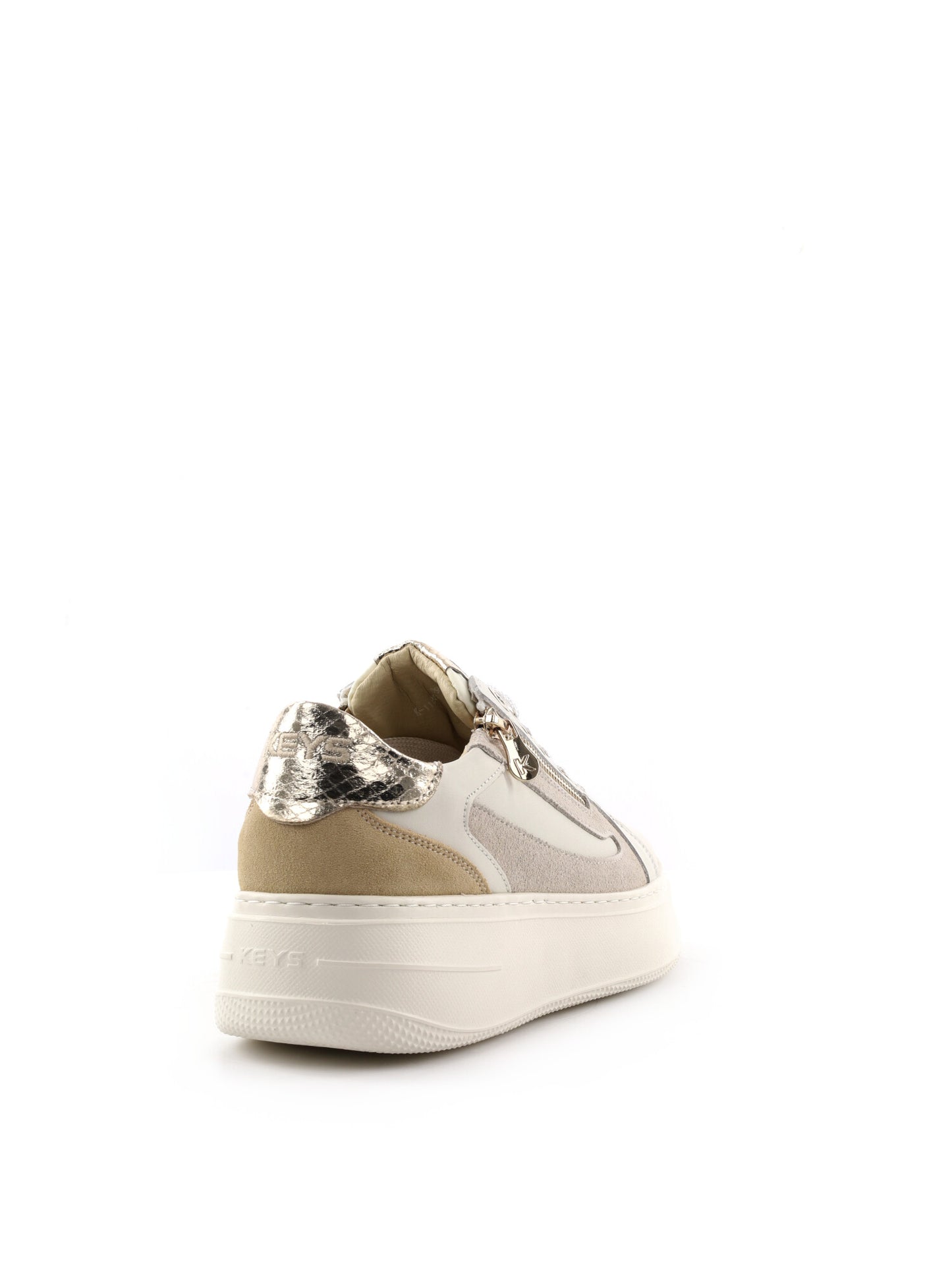 Keys Venus, sneakers donna color crema per primavera-estate