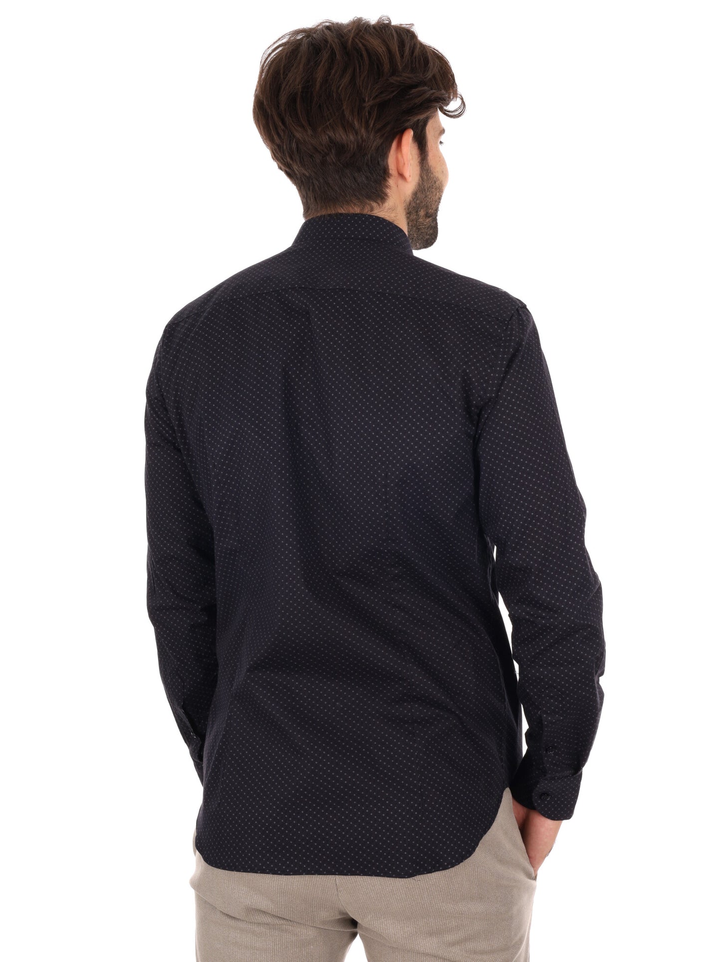 CAMICIA LIPSIA FB DA UOMO NERO