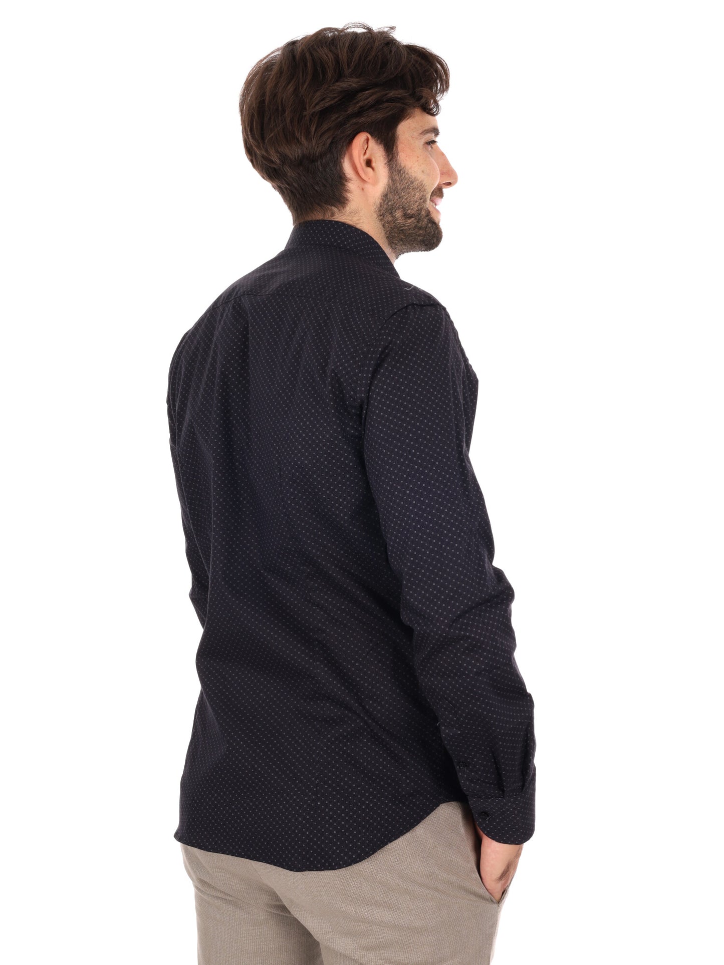 CAMICIA LIPSIA FB DA UOMO NERO