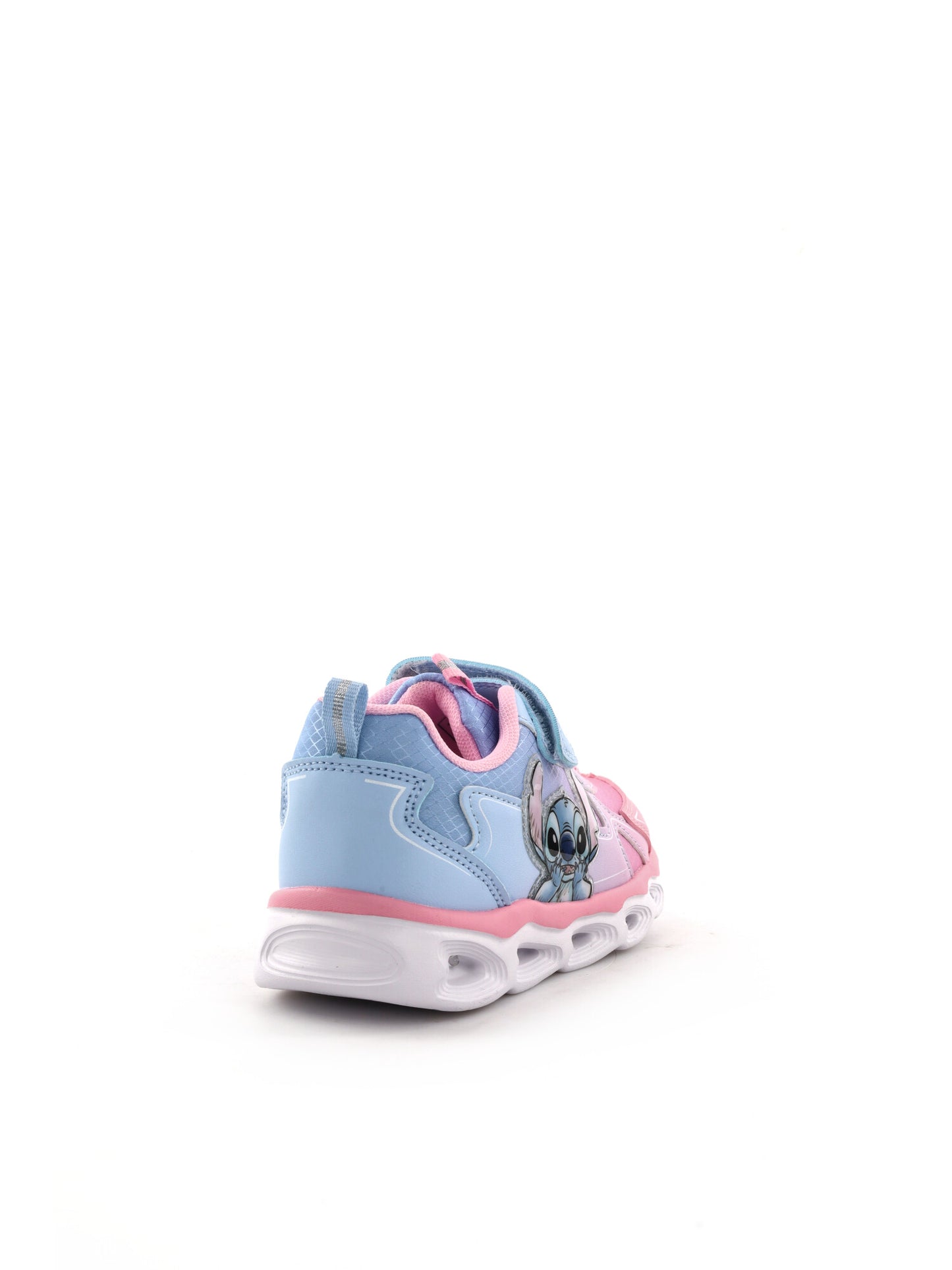 Leomil Stitch sneaker slip on unisex bambino rosa con luci