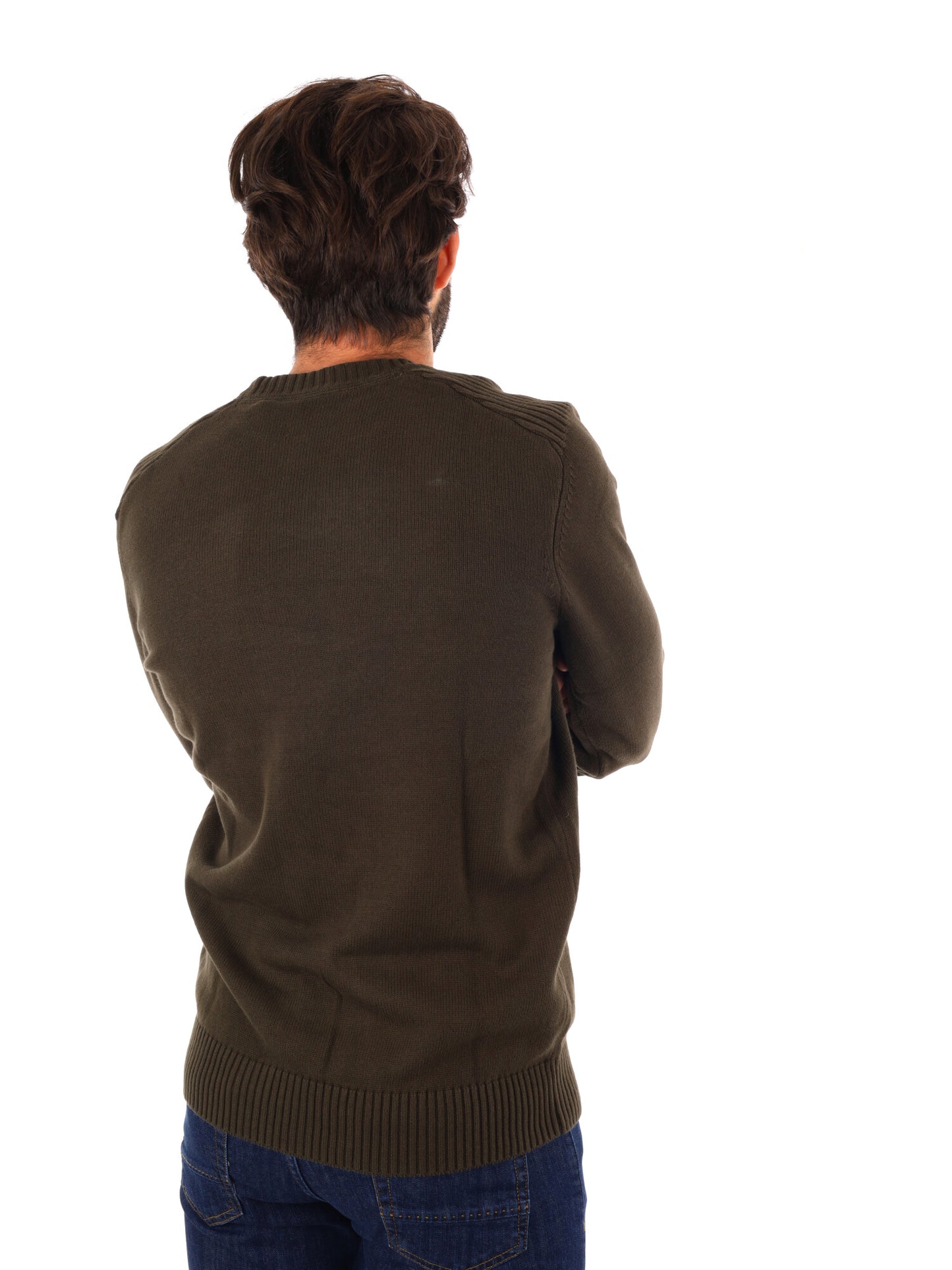 MAGLIONE LYLE&SCOTT DA UOMO OLIVA