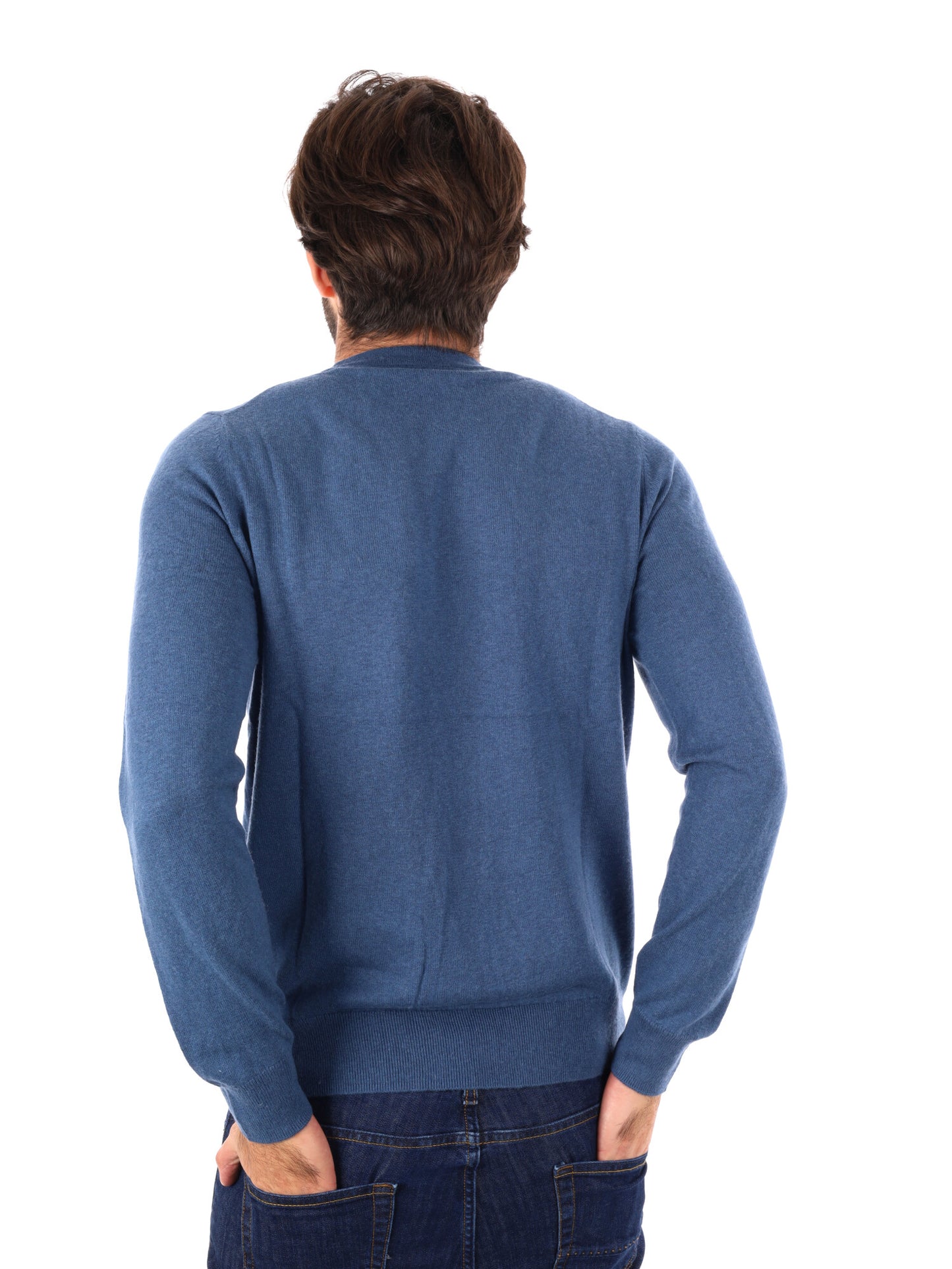 MAGLIA GIROCOLLO LYLE&SCOTT DA UOMO AZZURRO