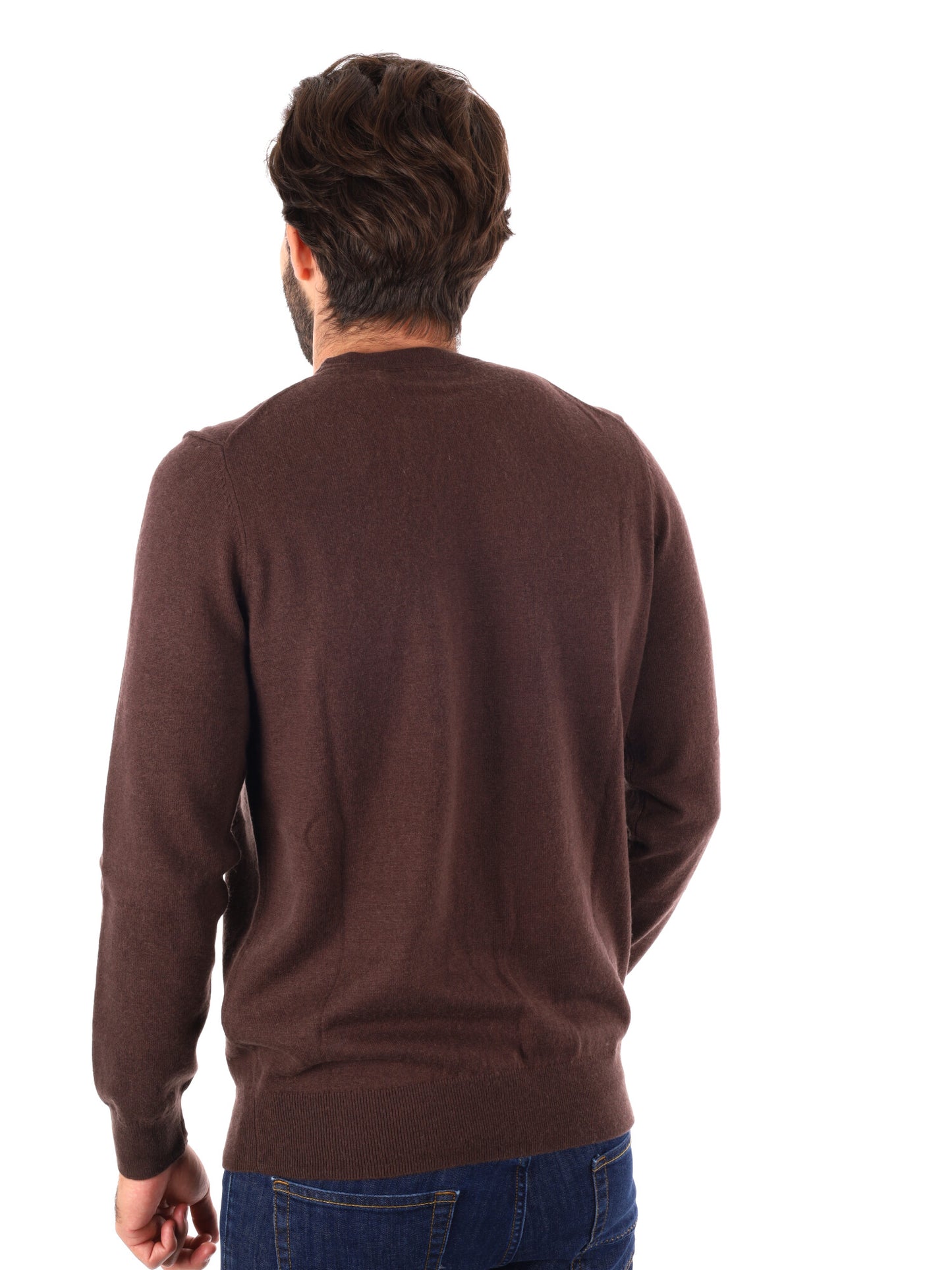 MAGLIA GIROCOLLO LYLE&SCOTT DA UOMO MARRONE