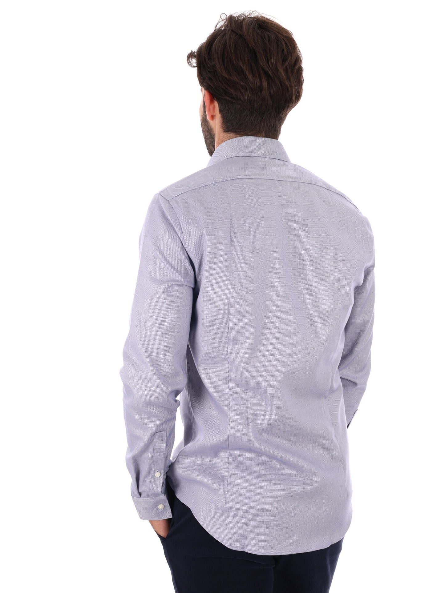 CAMICIA SLIM CALVIN KLEIN DA UOMO BLU