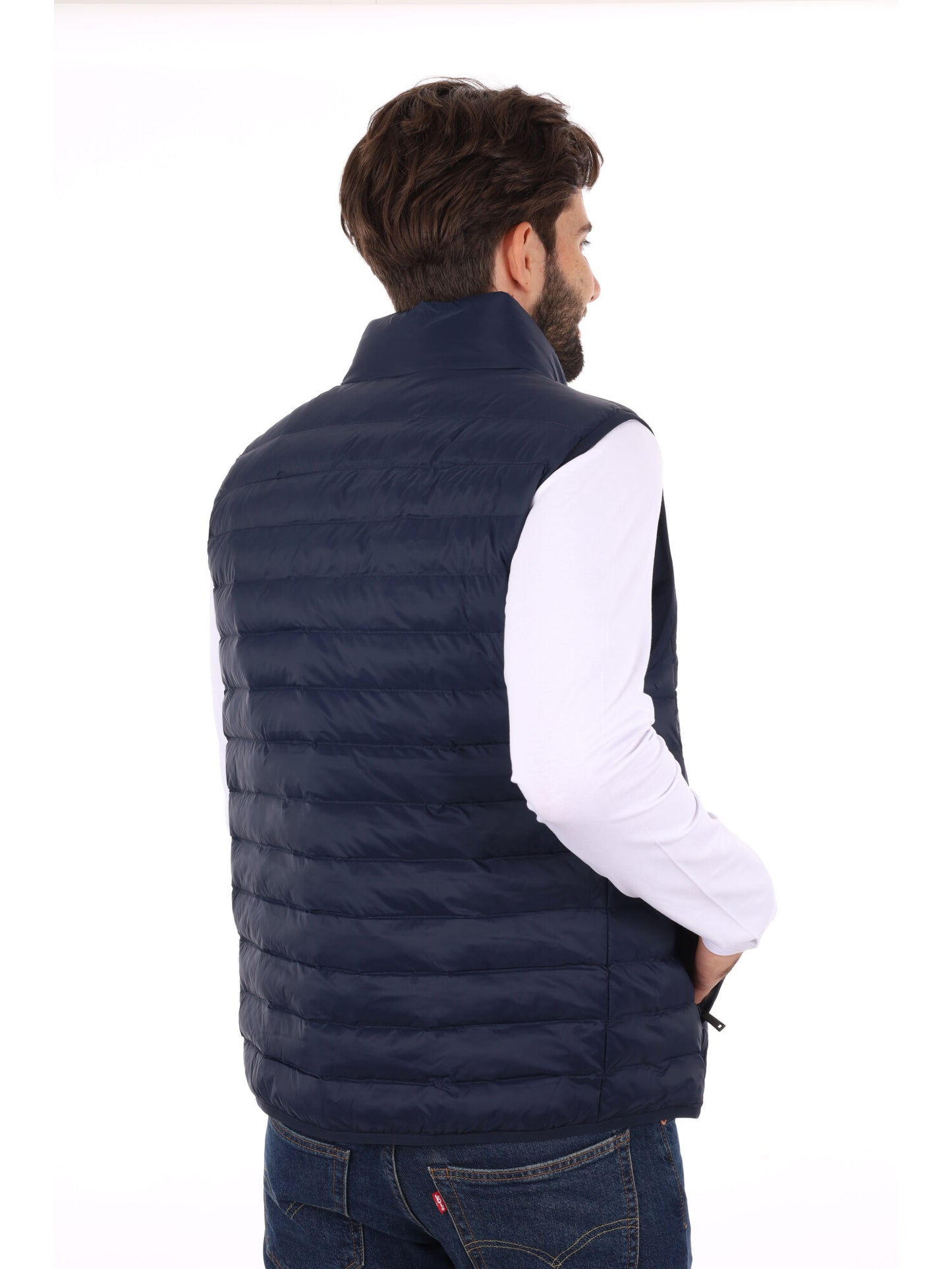 GILET SMANICATO IMBOTTITO CALVIN KLEIN JEANS DA UOMO BLU