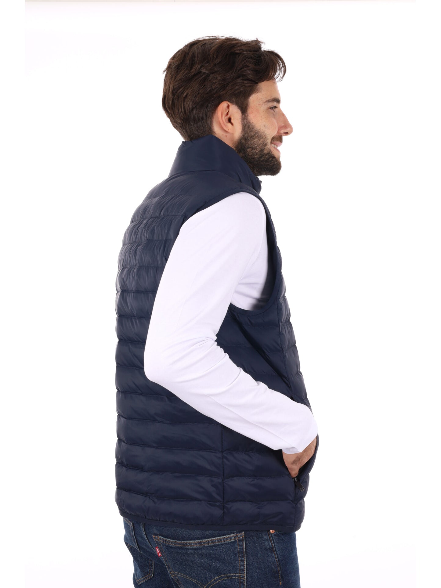 GILET SMANICATO IMBOTTITO CALVIN KLEIN JEANS DA UOMO BLU