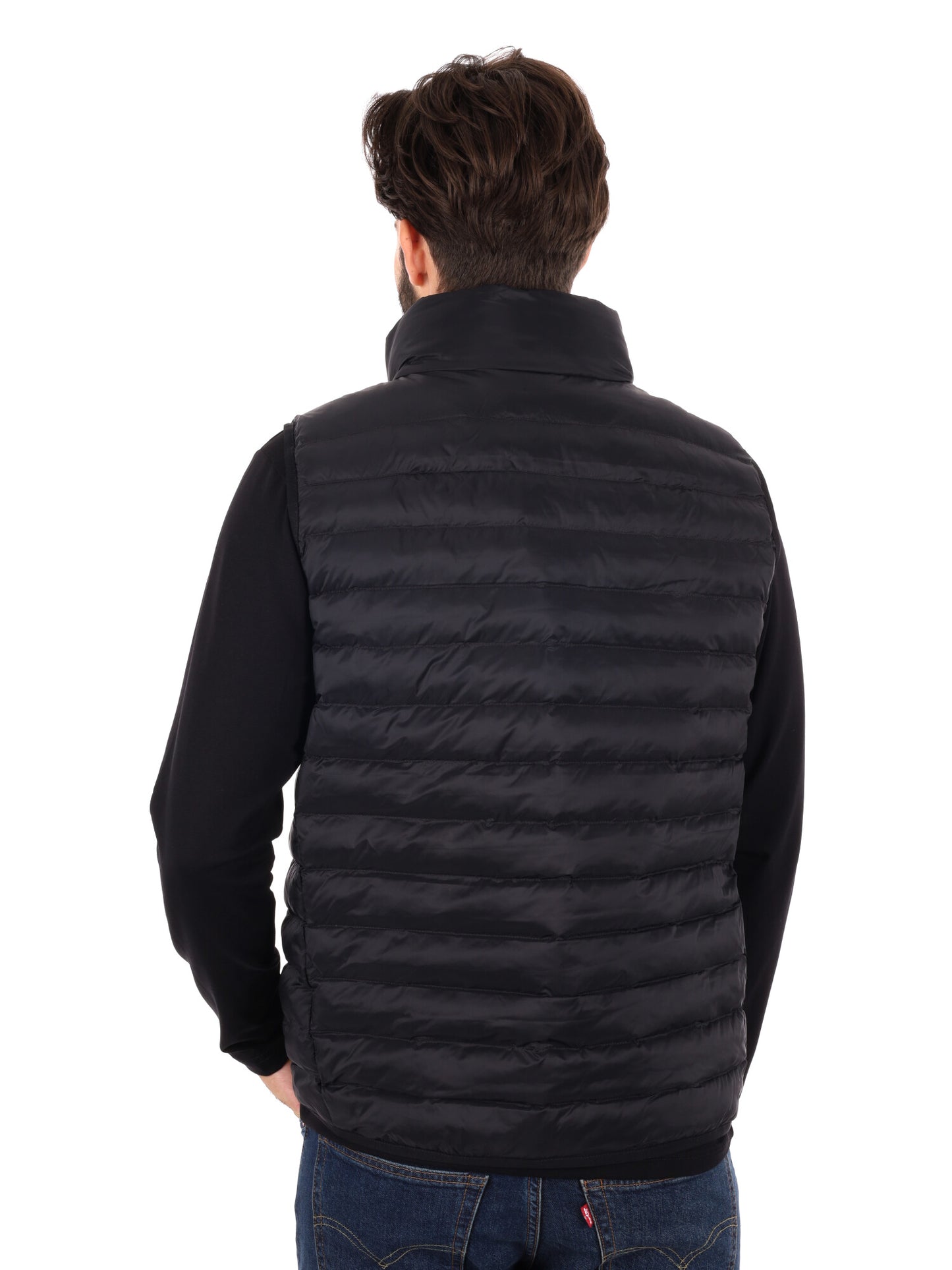 GILET SMANICATO IMBOTTITO CALVIN KLEIN JEANS DA UOMO NERO