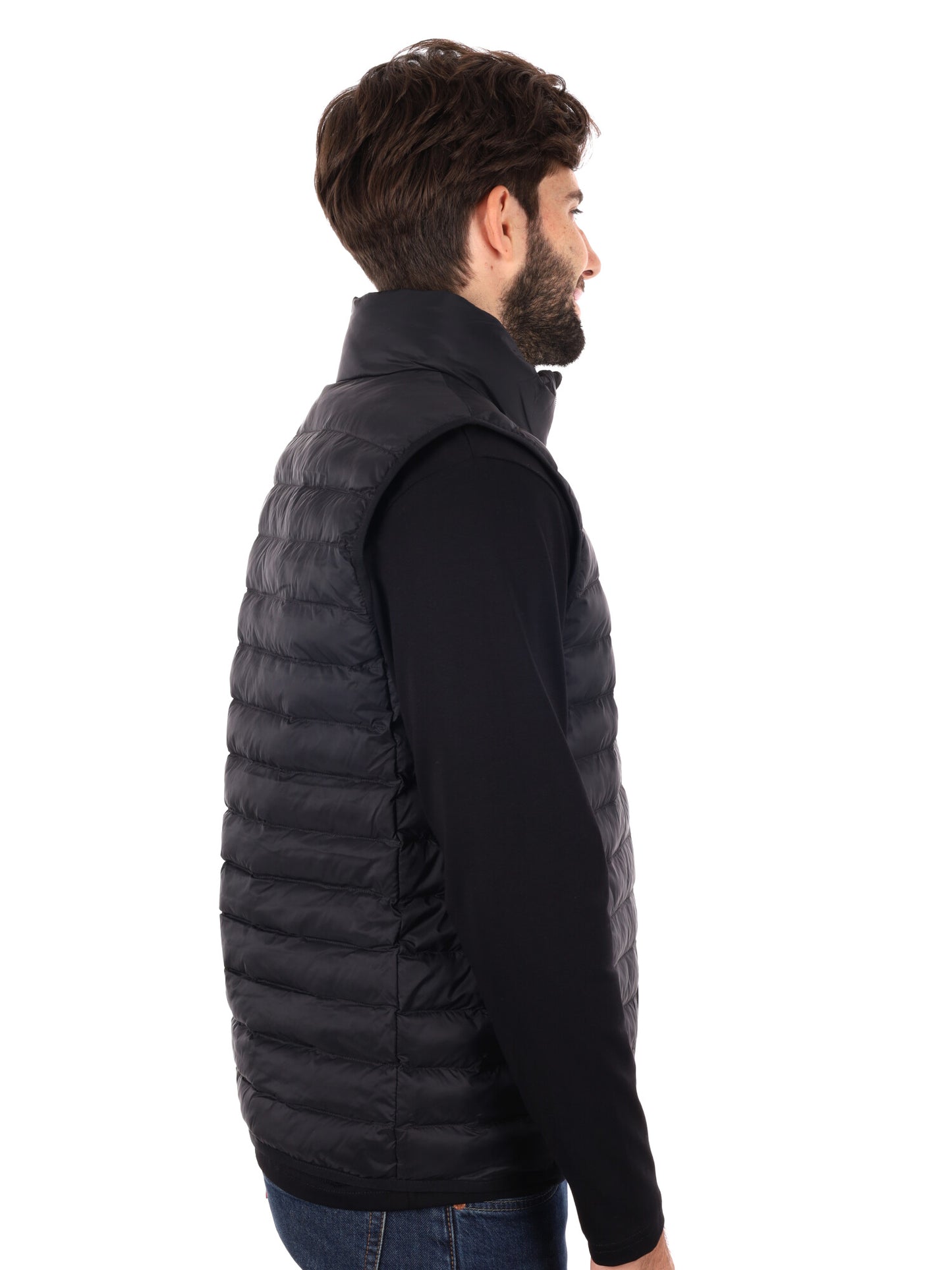 GILET SMANICATO IMBOTTITO CALVIN KLEIN JEANS DA UOMO NERO