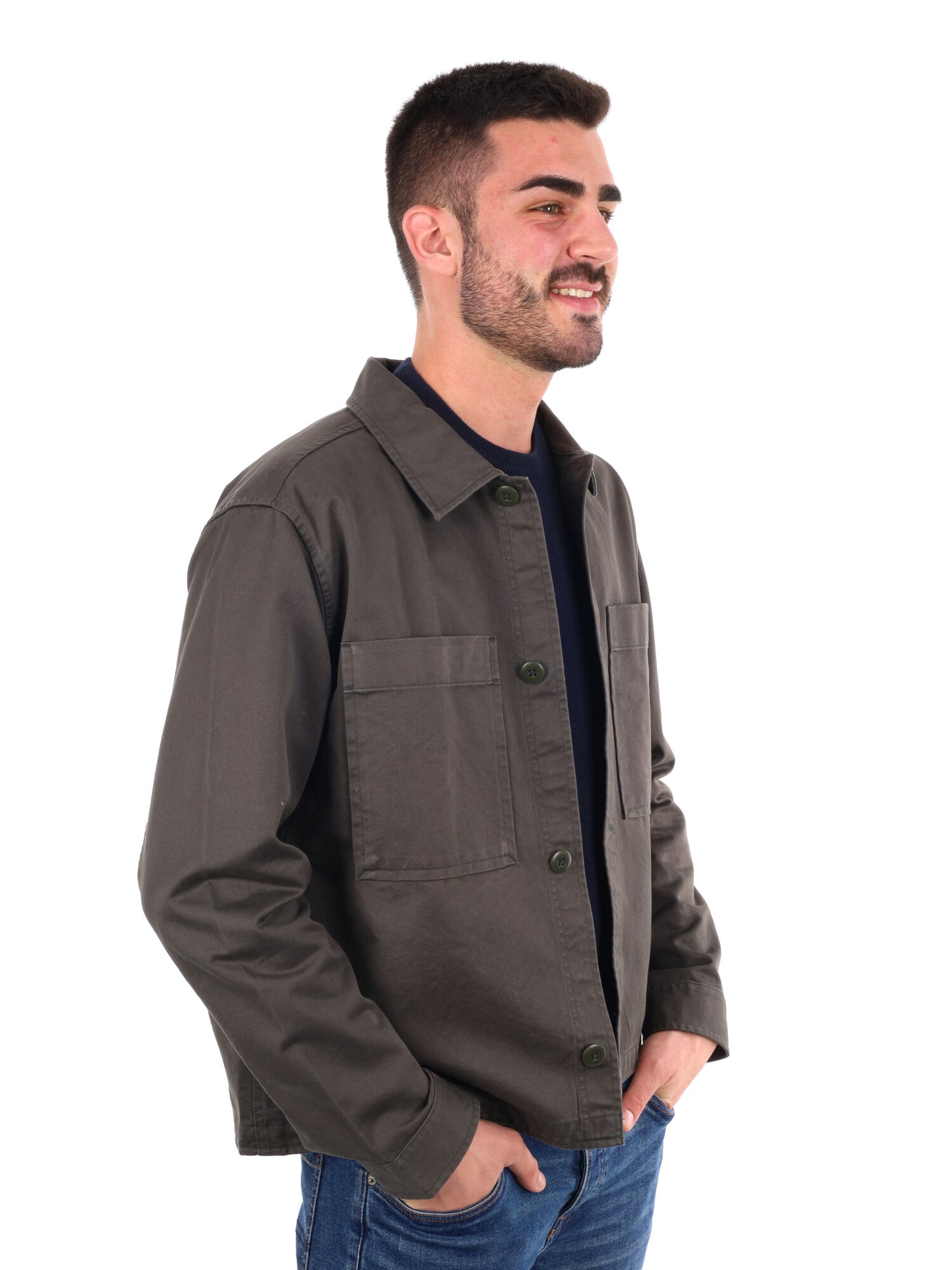 CAMICIONE CALVIN KLEIN JEANS DA UOMO VERDE