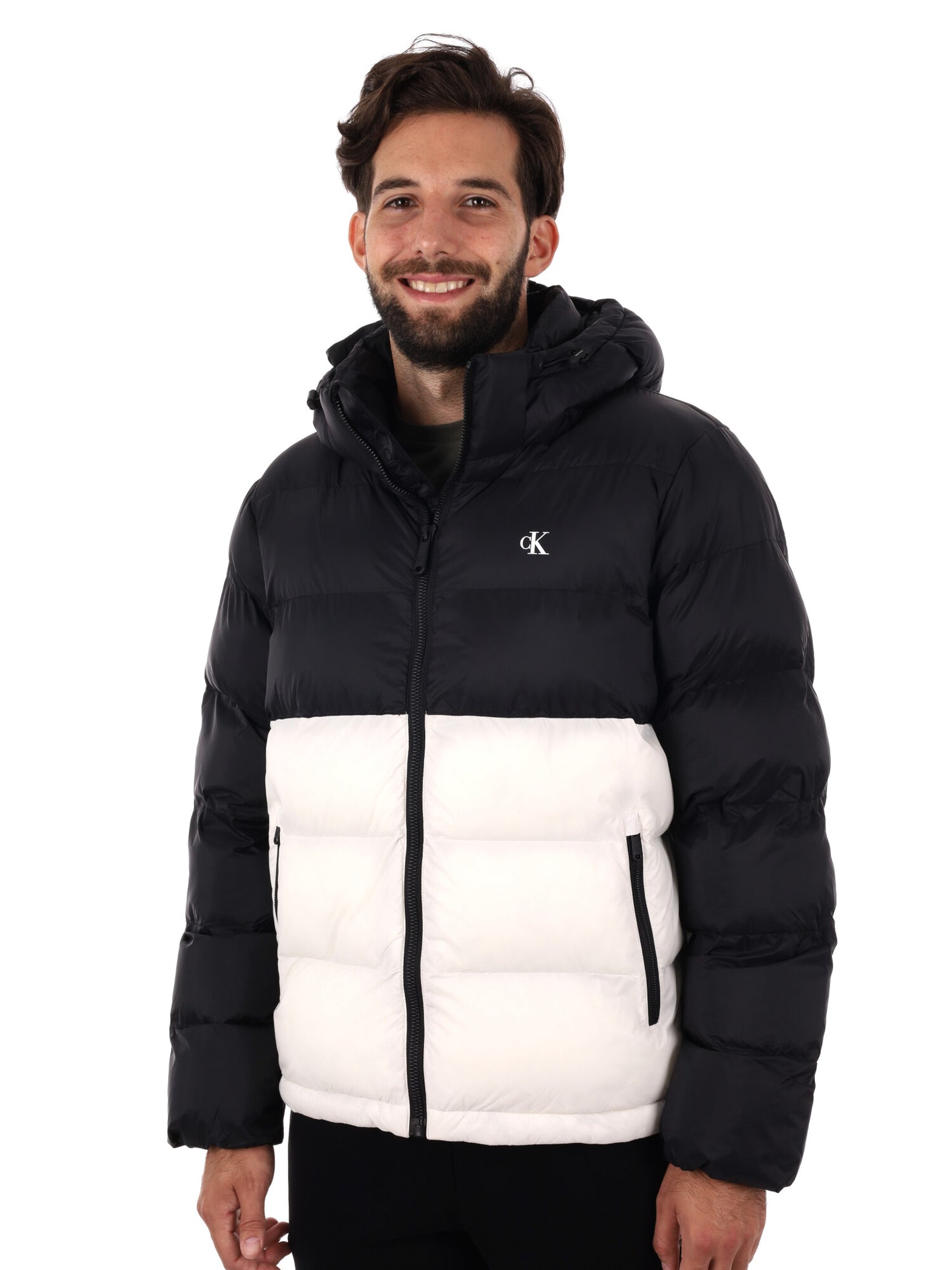 GIUBBINO COLORBOCK CALVIN KLEIN JEANS DA UOMO NERO