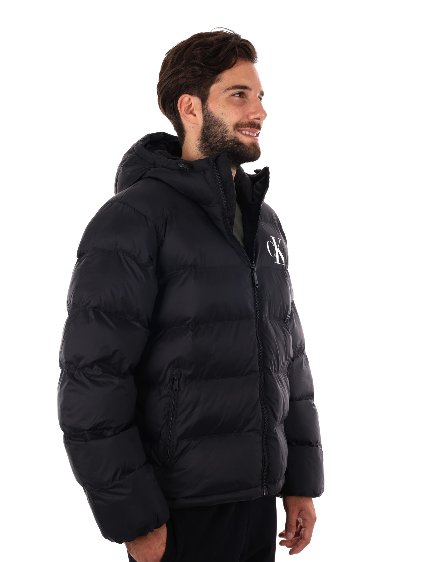 GIUBBINO MONOGRAM CALVIN KLEIN JEANS DA UOMO NERO