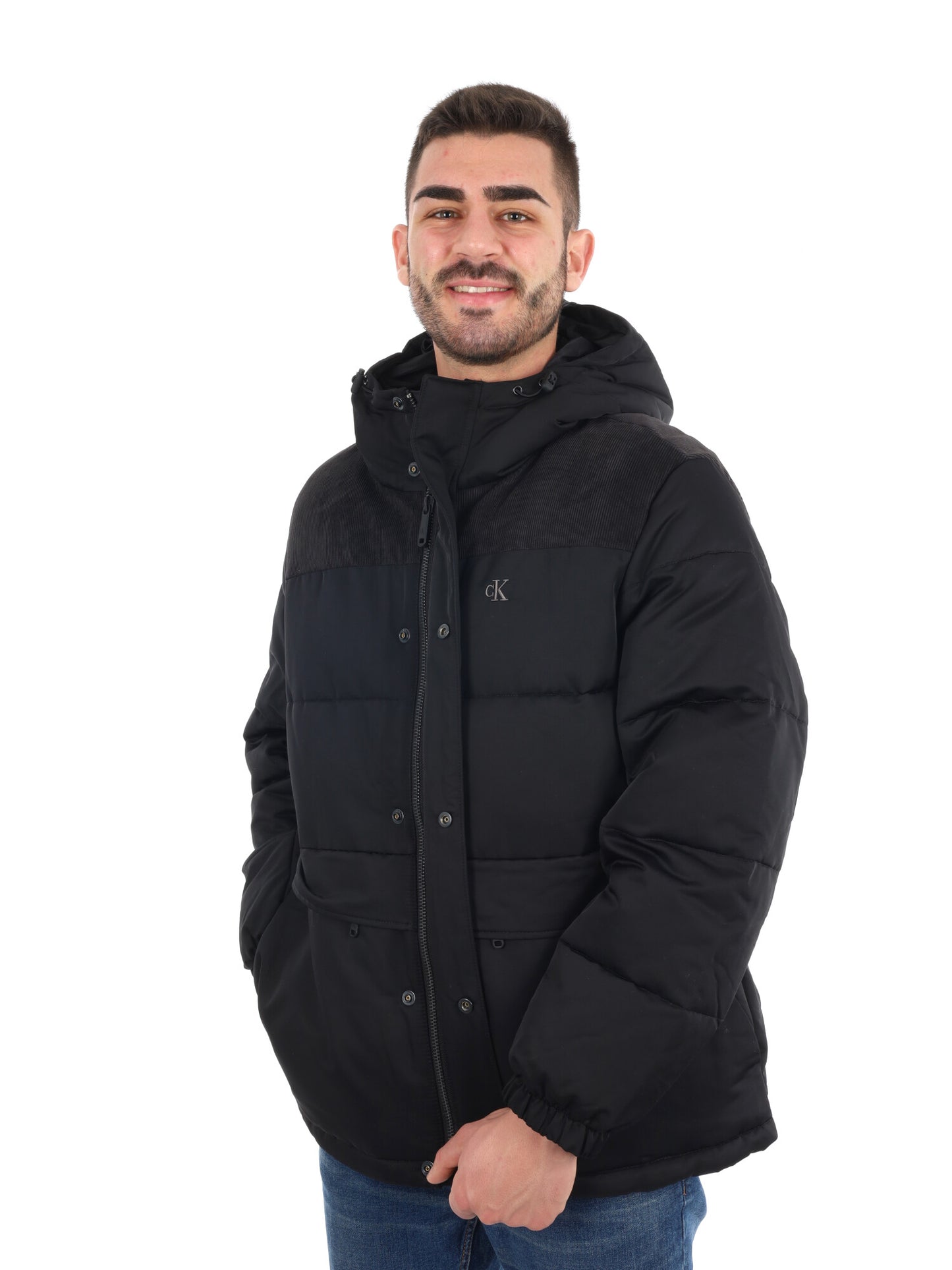 CK CORDUROY PUFFER