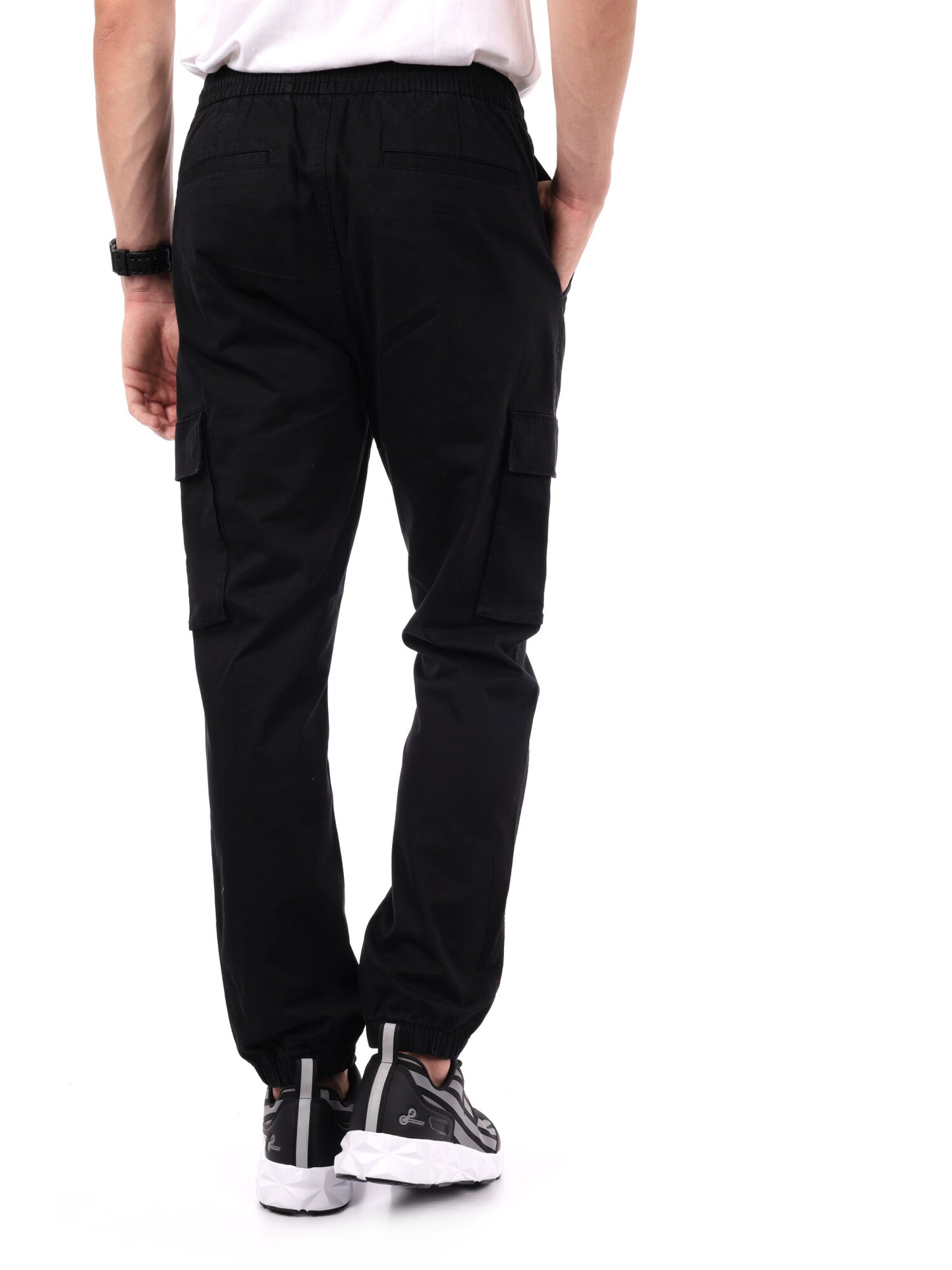 PANTALONE CARGO SKINNY CALVIN KLEIN JEANS DA UOMO NERO