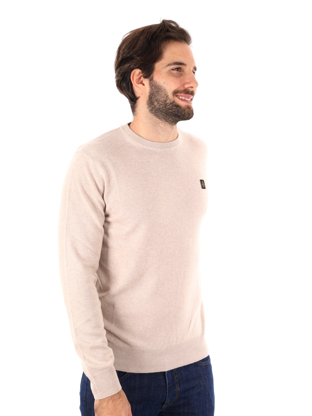 Refrigiwear colin maglia da uomo beige