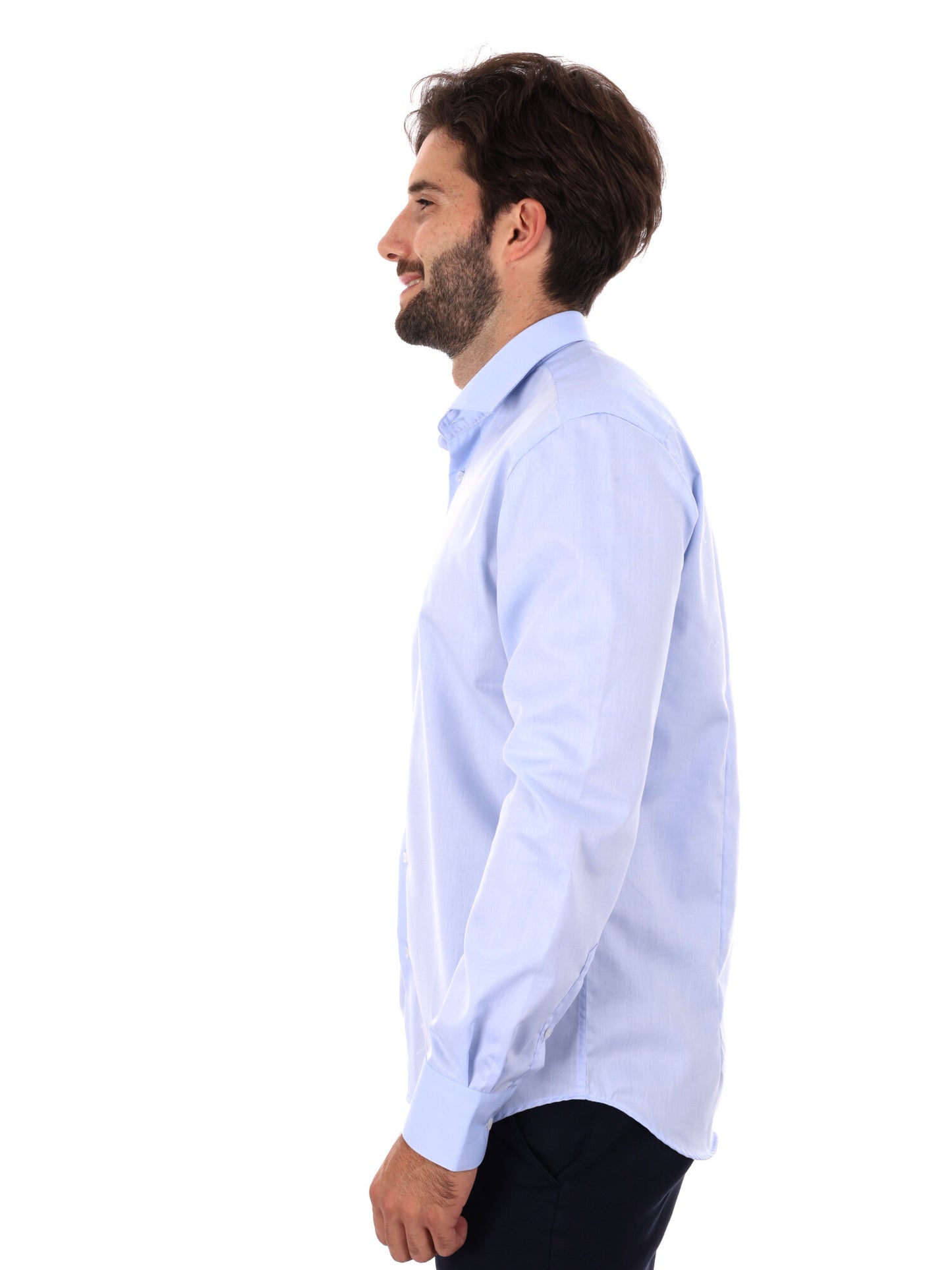 CAMICIA ELEGNATE FB DA UOMO AZZURRO
