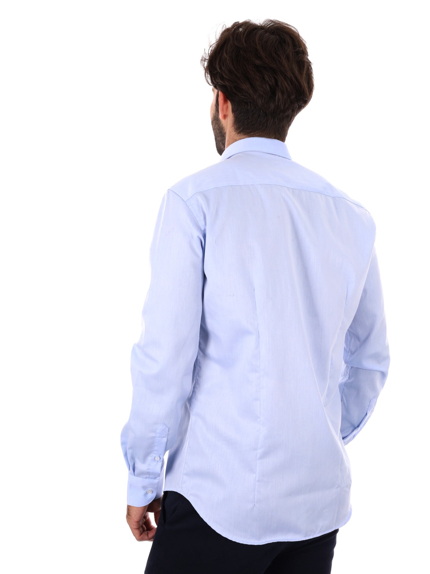 CAMICIA ELEGNATE FB DA UOMO AZZURRO