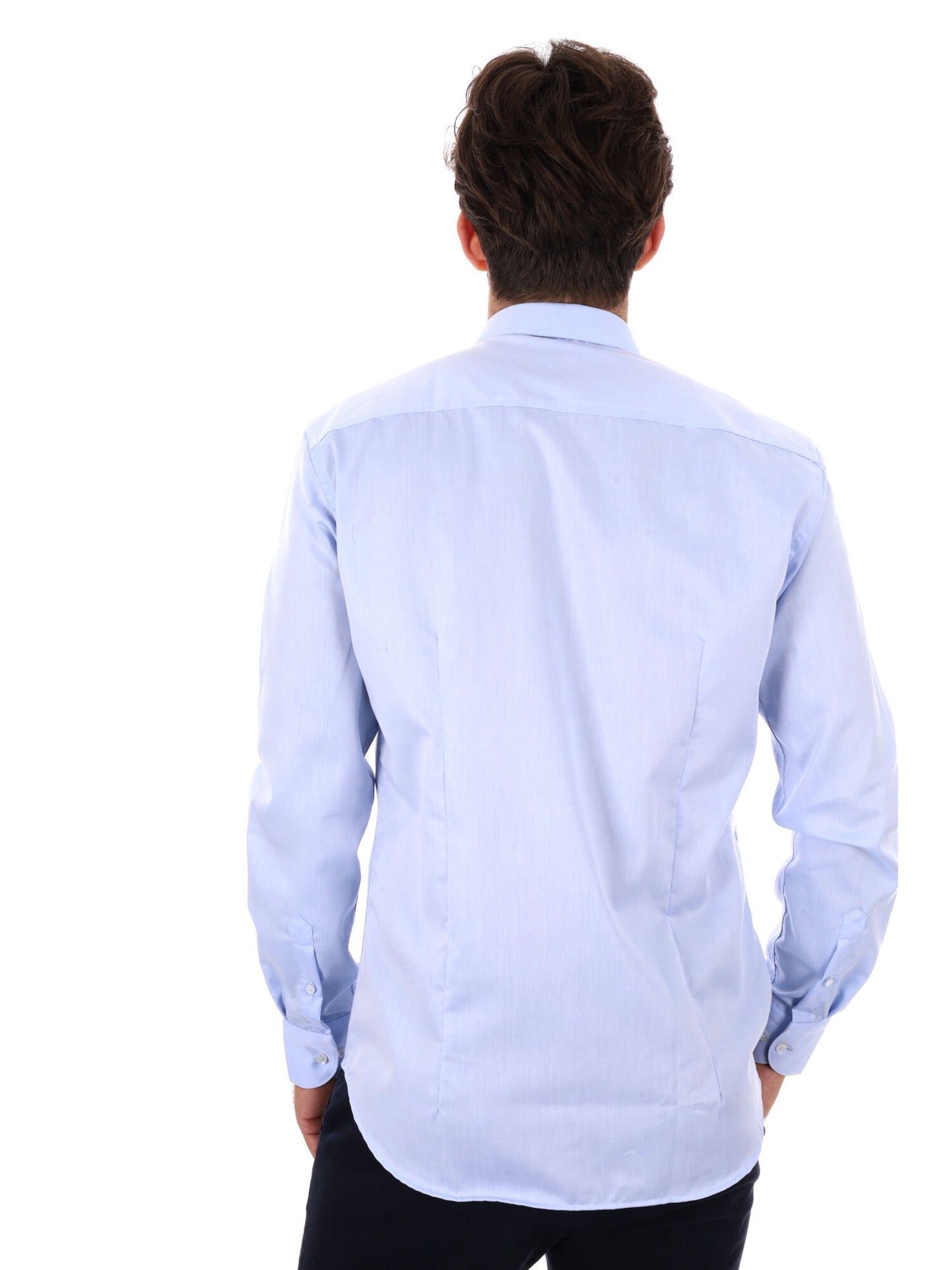 CAMICIA ELEGNATE FB DA UOMO AZZURRO