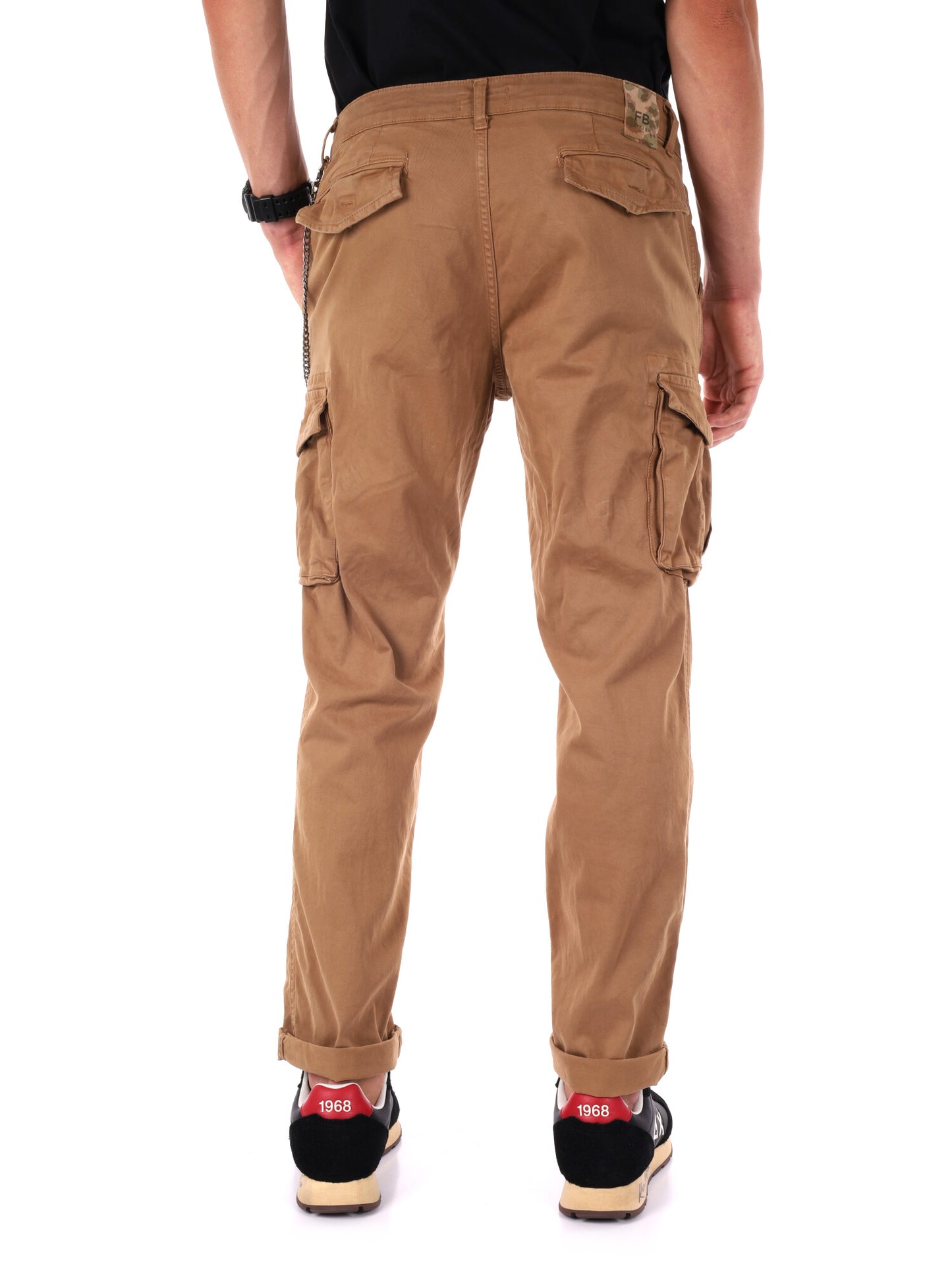 PANTALONE MOVIOLA CARGO+CATENA FB DA UOMO CAMMELLO