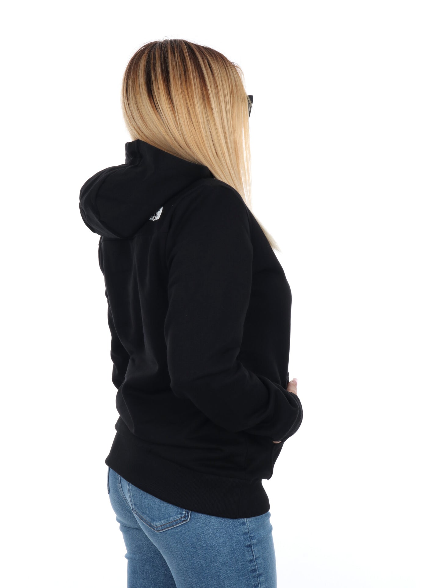 FELPA CON CAPPUCCIO THE NORTH FACE DONNA NERO