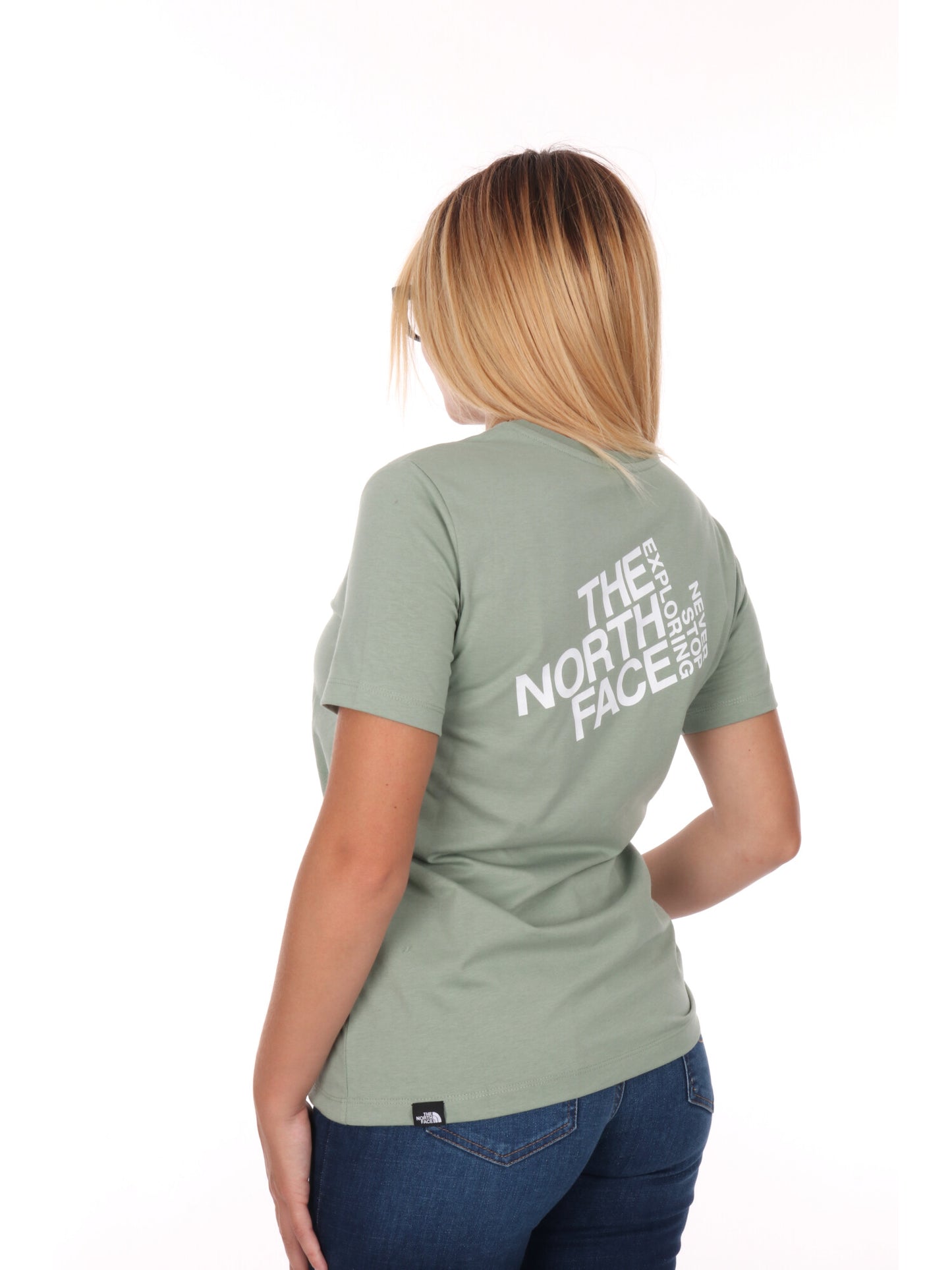 T-SHIRT GIROCOLLO BASIC DA DONNA SALVIA