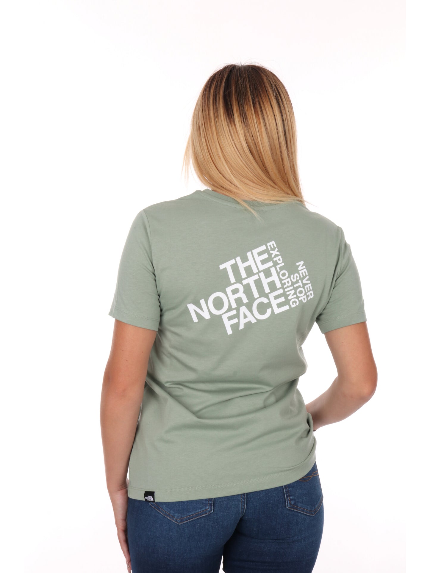 T-SHIRT GIROCOLLO BASIC DA DONNA SALVIA