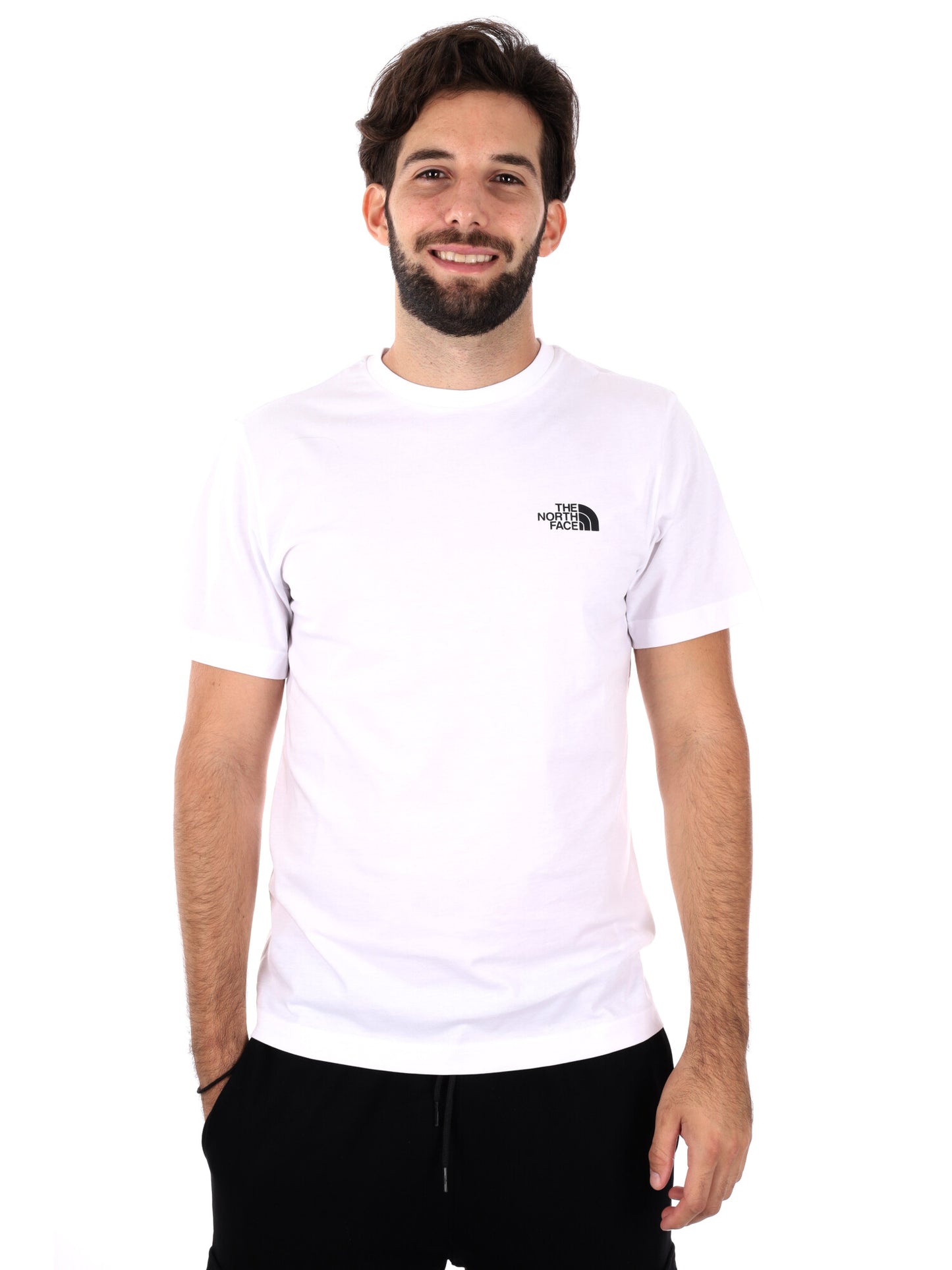 T-SHIRT CON STAMPA THE NORTH FACE DA UOMO BIANCO