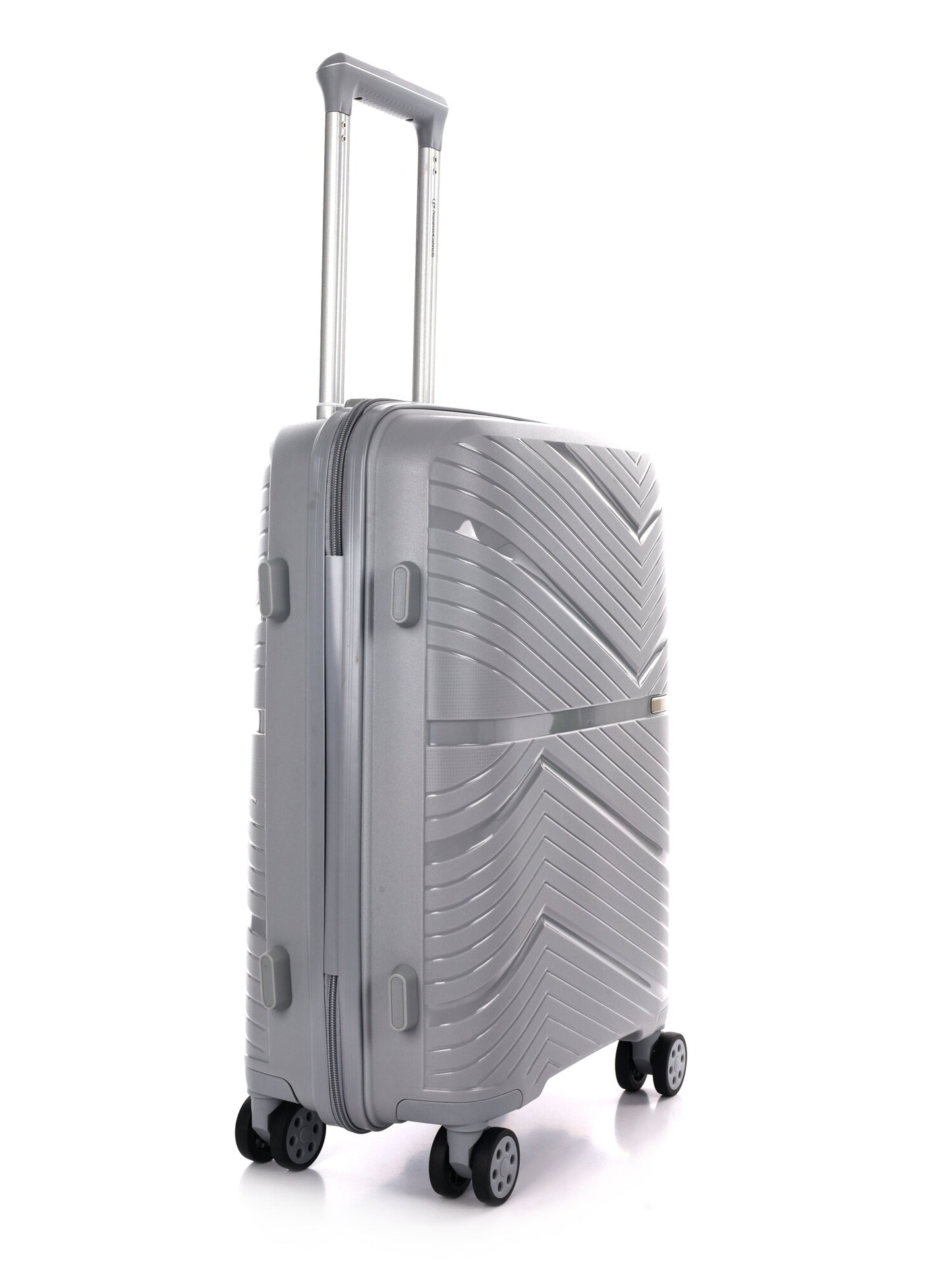 Trolley rigido unisex in argento Nazzareno Gabrielli