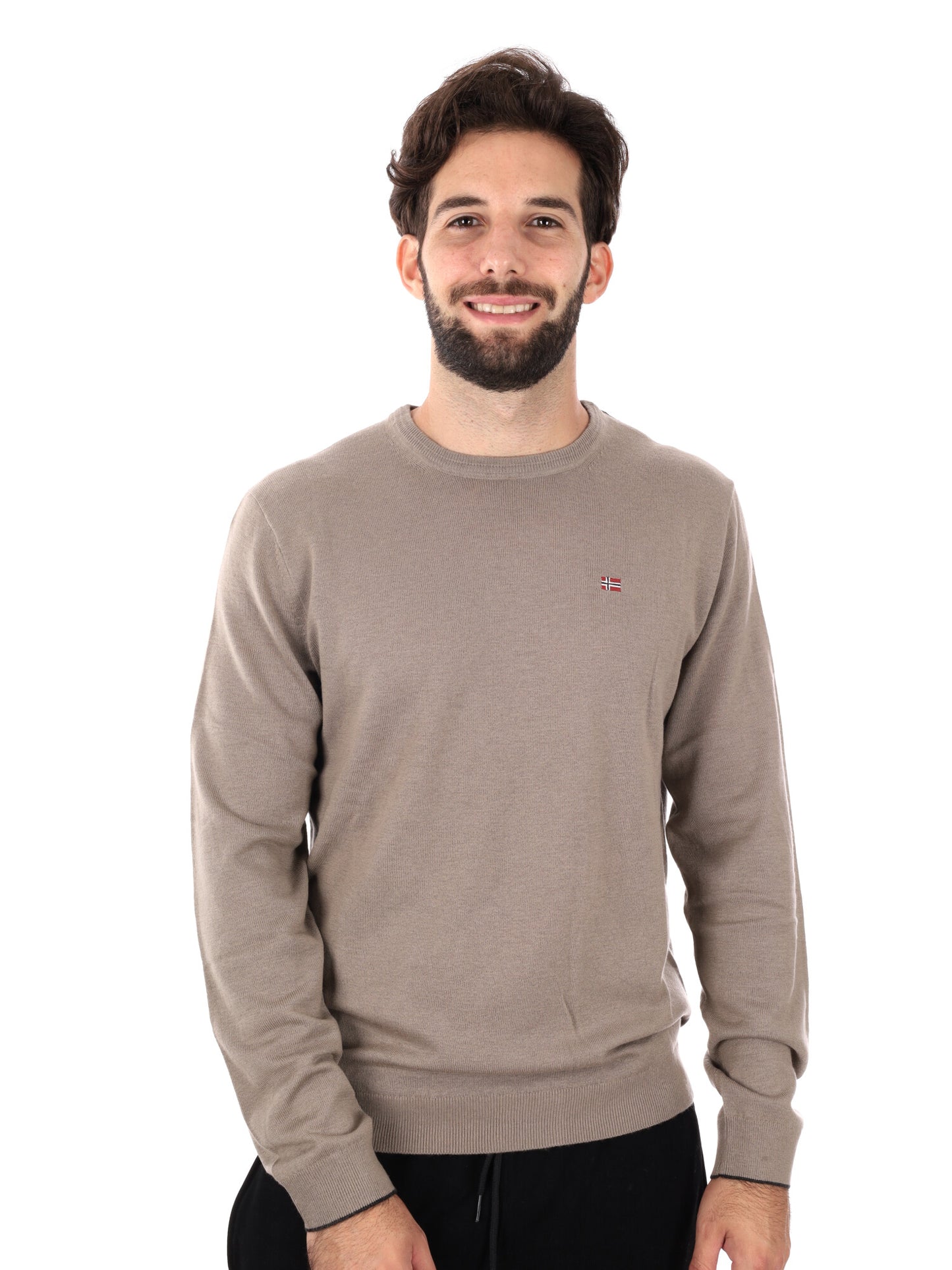 MAGLIONE DAMAVAND NAPAPIJRI DA UOMO FANGO