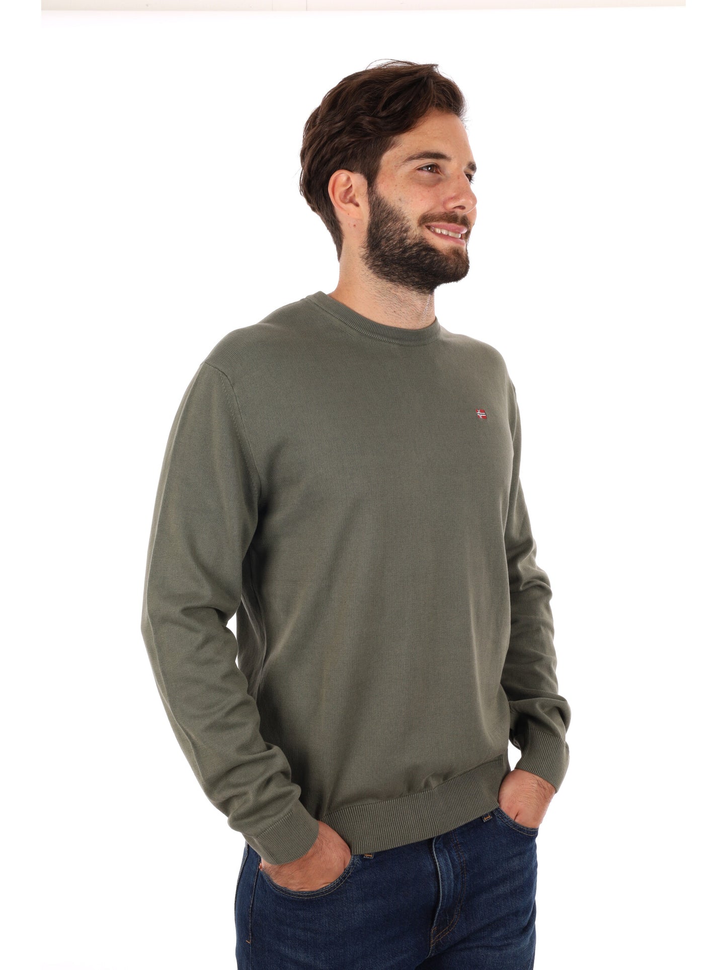 MAGLIA DROZ NAPAPIJRI DA UOMO VERDE