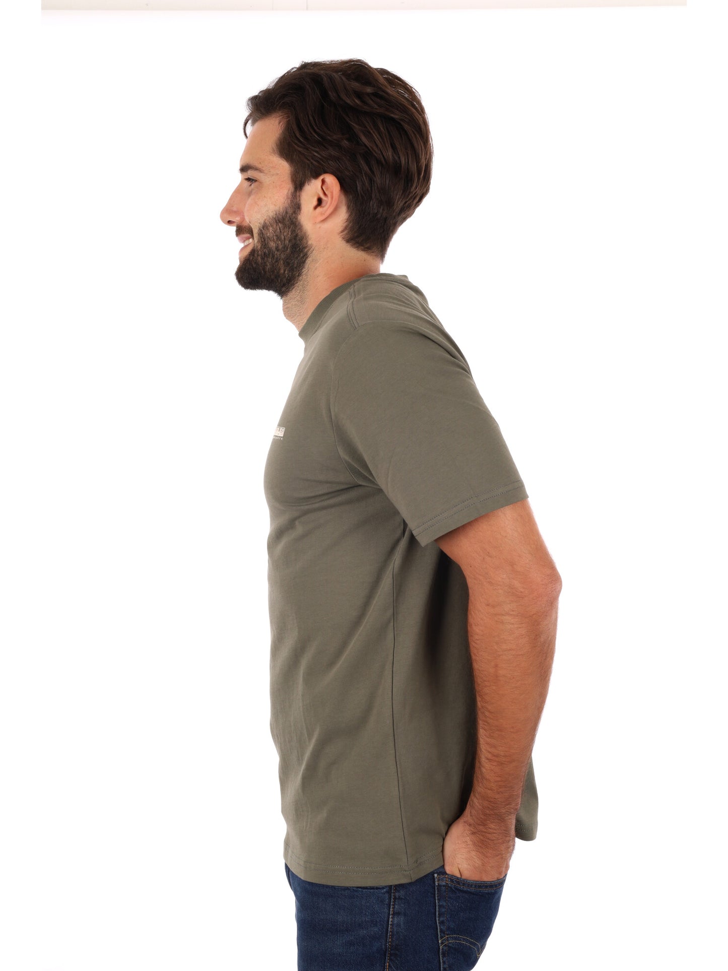 T-SHIRT SMALLBOX NAPAPIJRI DA UOMO VERDE