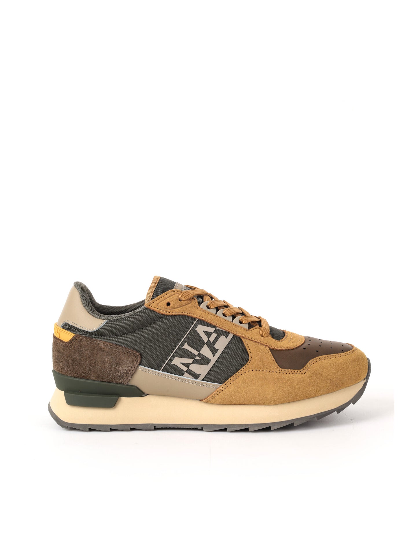 SNEAKERS STAB NAPAPIJRI DA UOMO VERDE MARRONE OCRA
