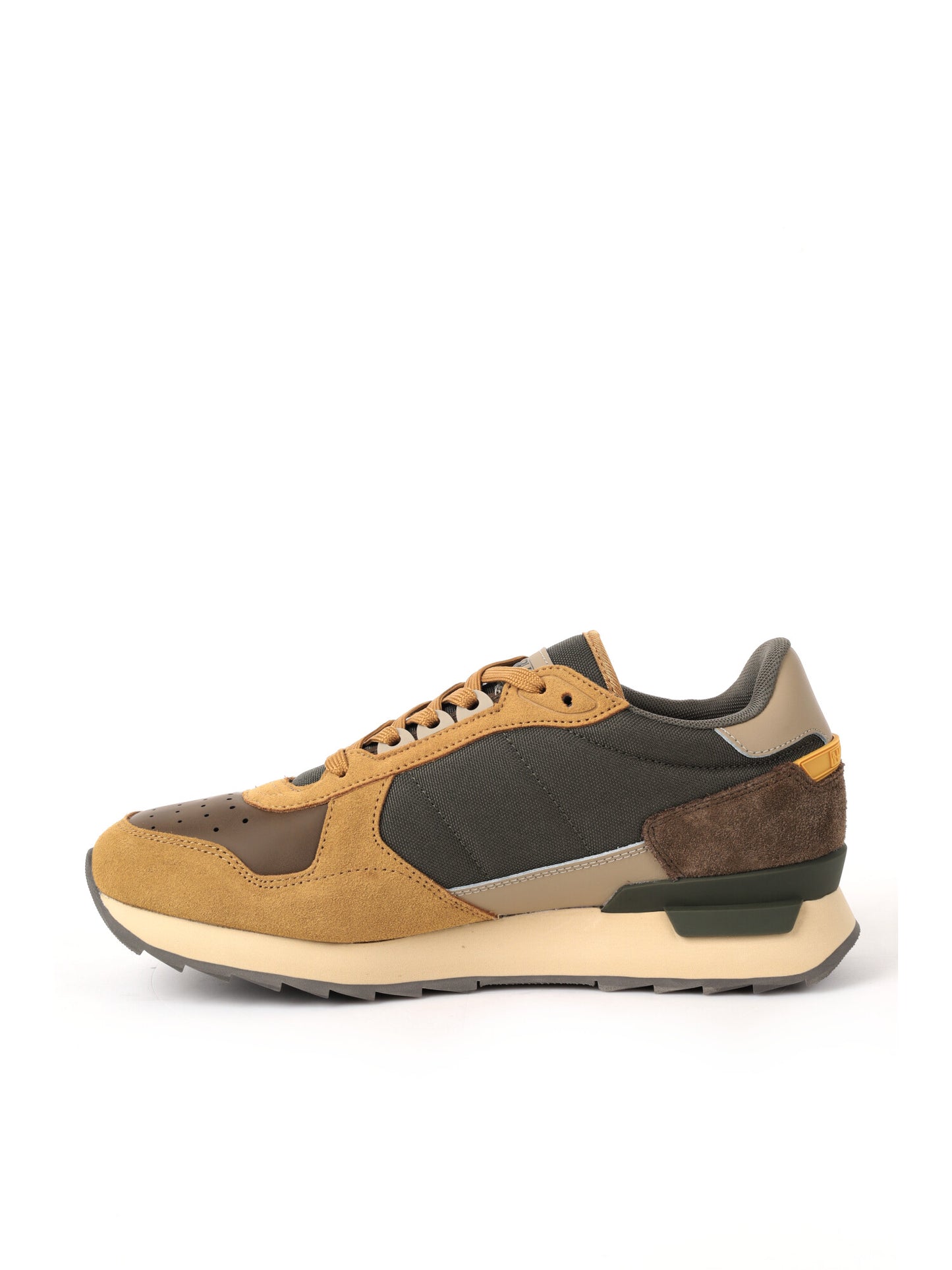 SNEAKERS STAB NAPAPIJRI DA UOMO VERDE MARRONE OCRA