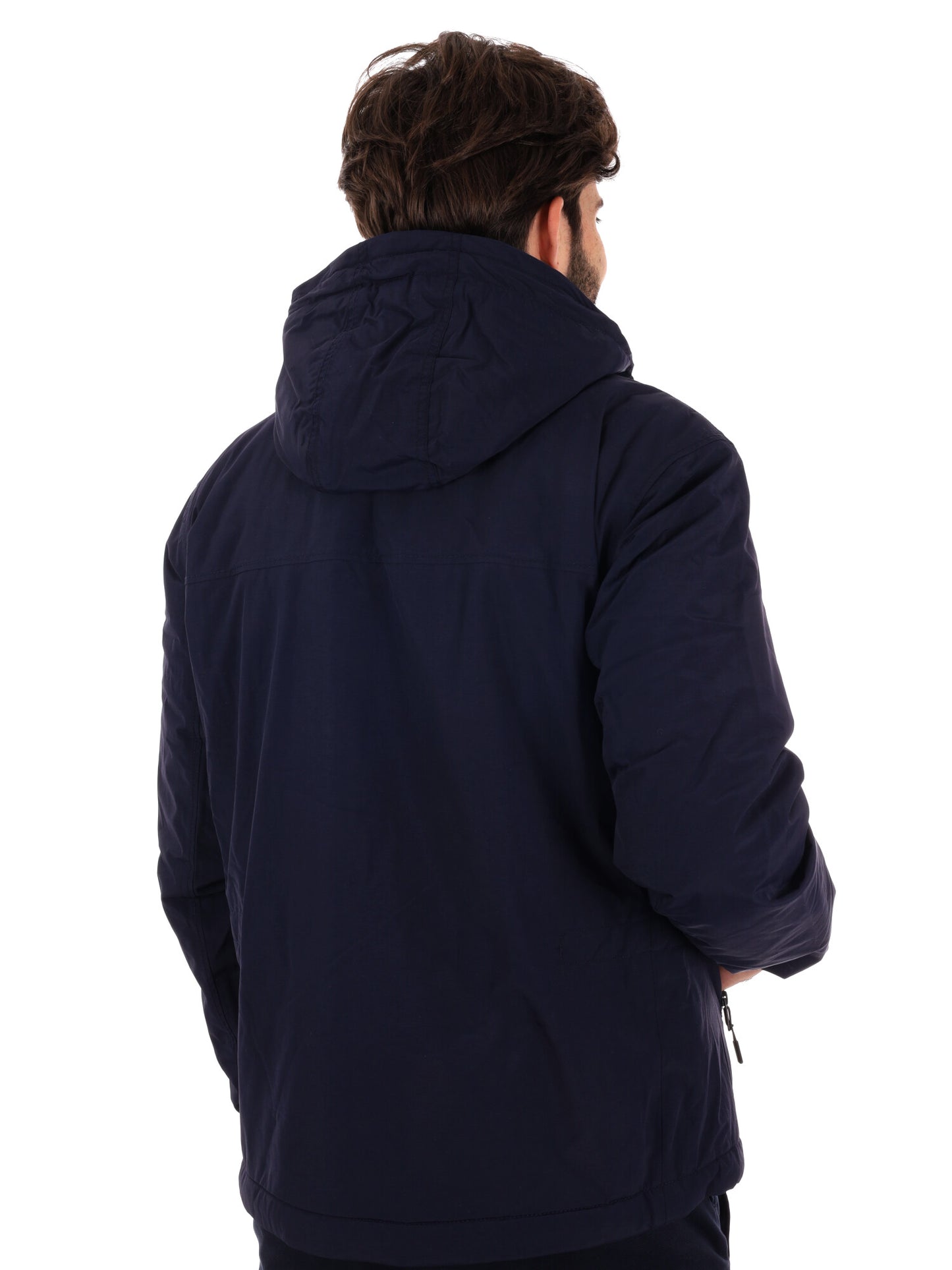 GIACCA CON CAPPUCCIO A-TUNDRA NAPAPIJRI  DA UOMO BLU