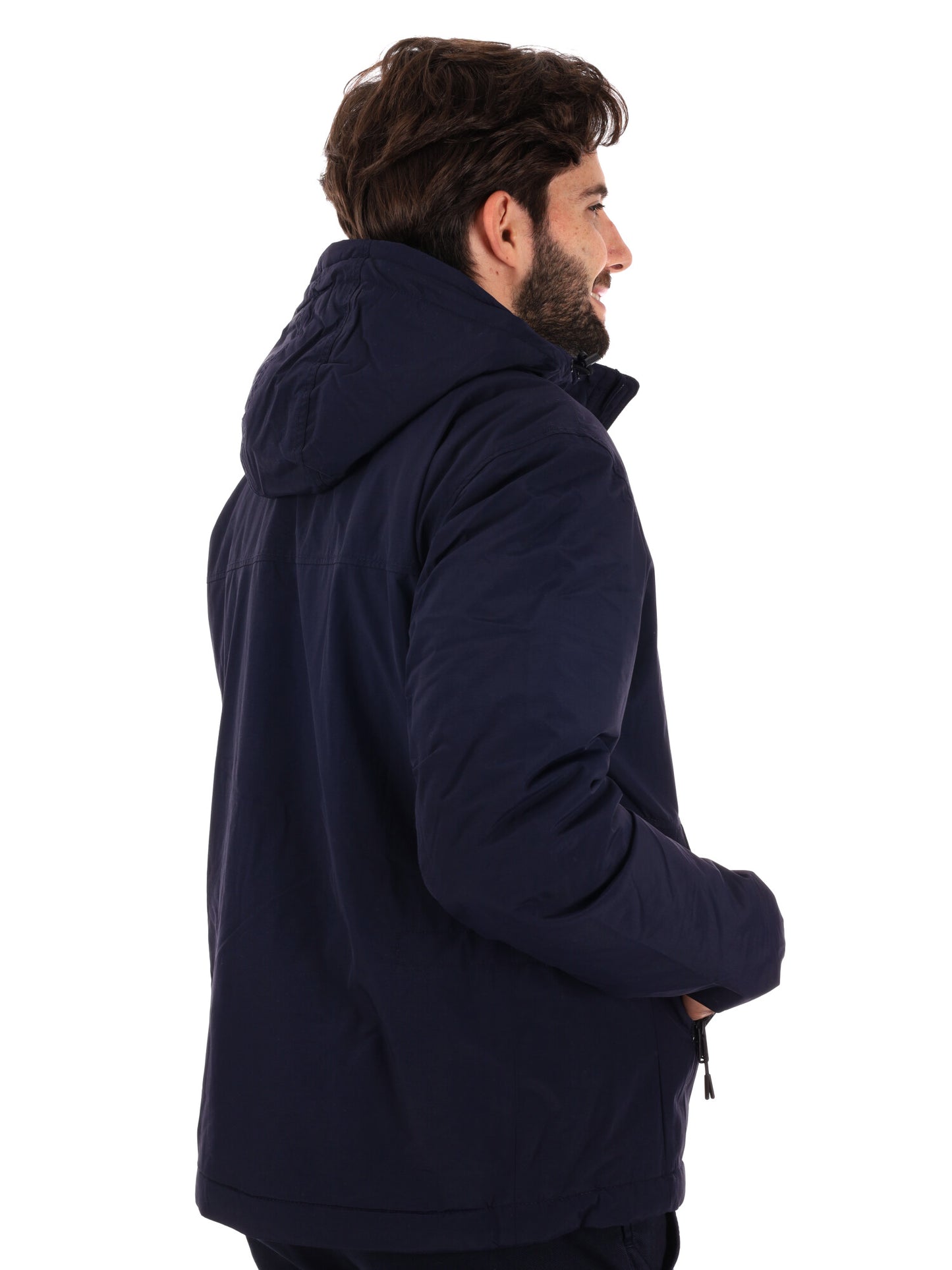 GIACCA CON CAPPUCCIO A-TUNDRA NAPAPIJRI  DA UOMO BLU
