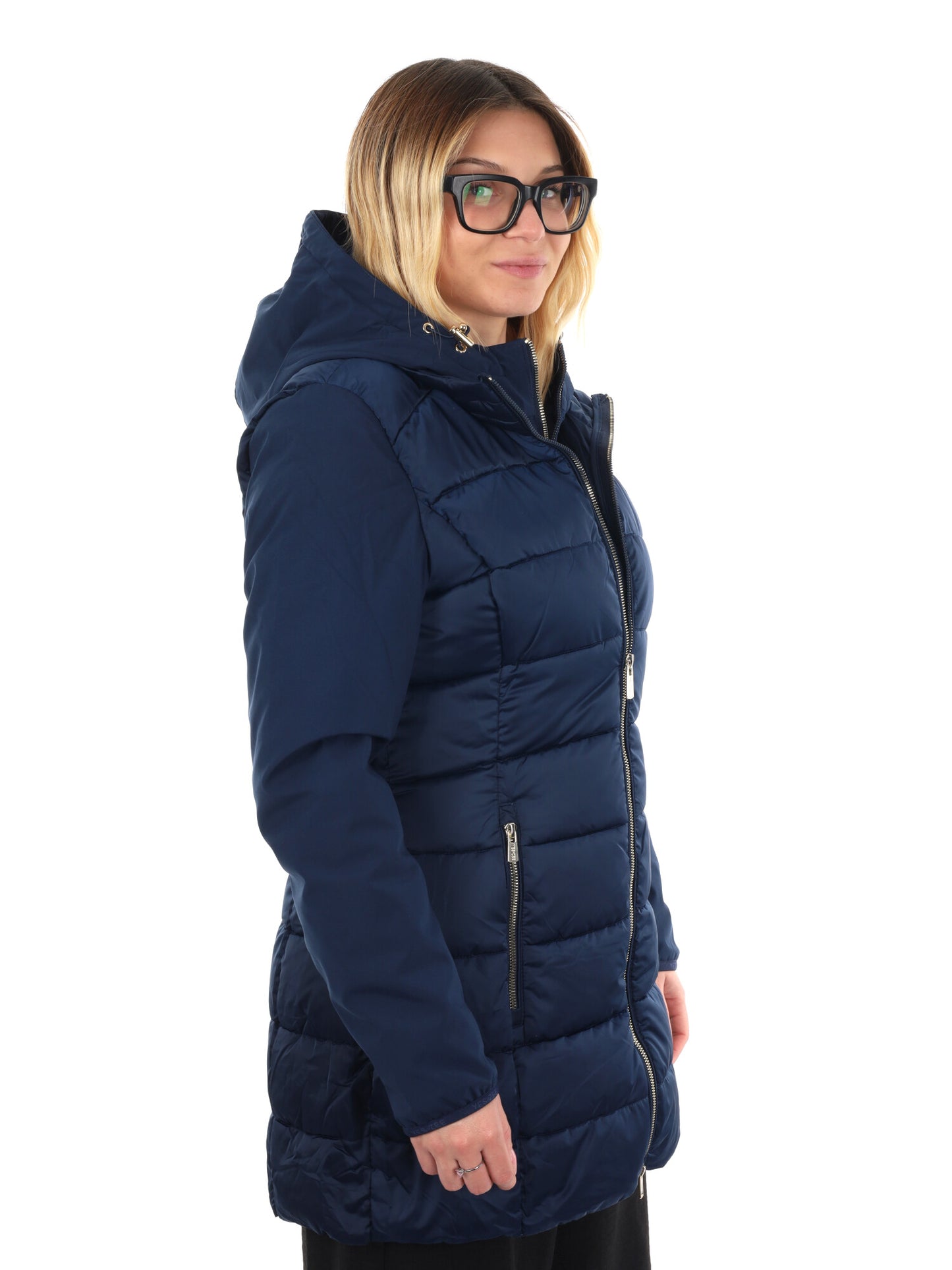 GIACCONE LUNGO YES ZEE DA DONNA BLU