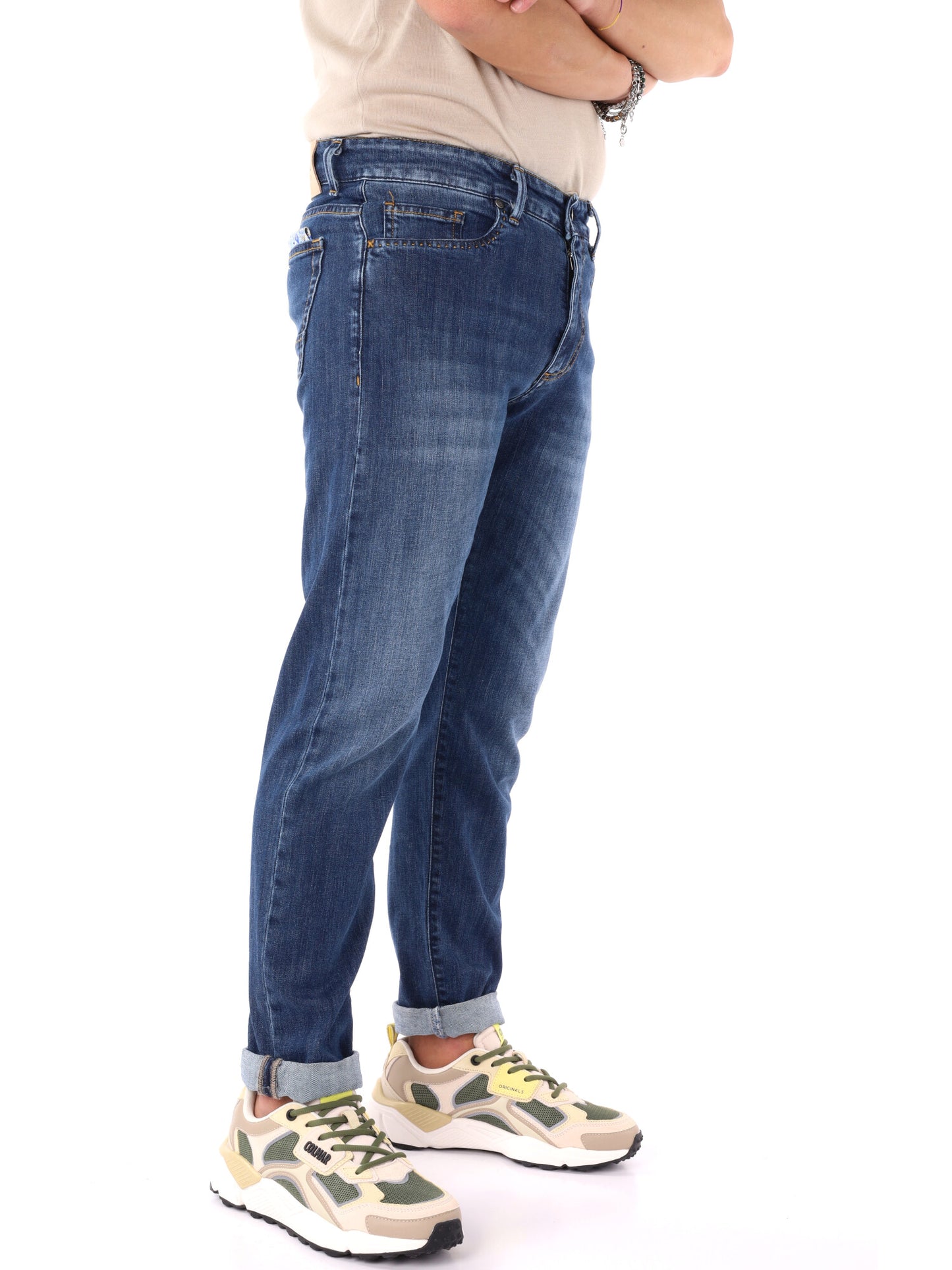 Jeans Olanda FB da uomo in denim per un look casual primaverile