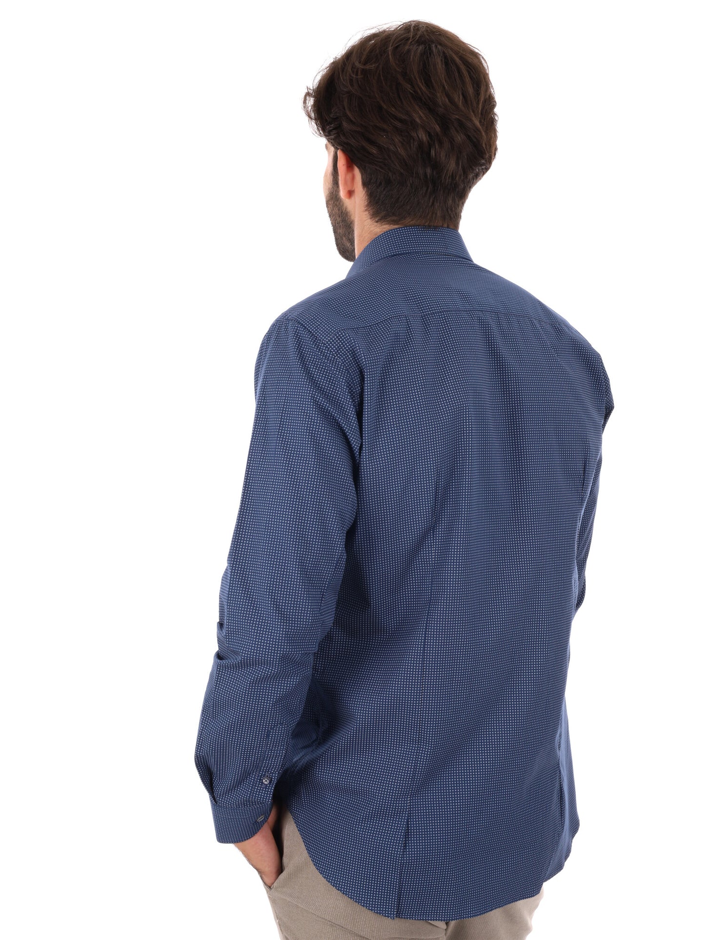 CAMICIA PARIGI FB UOMO BLU BINACO