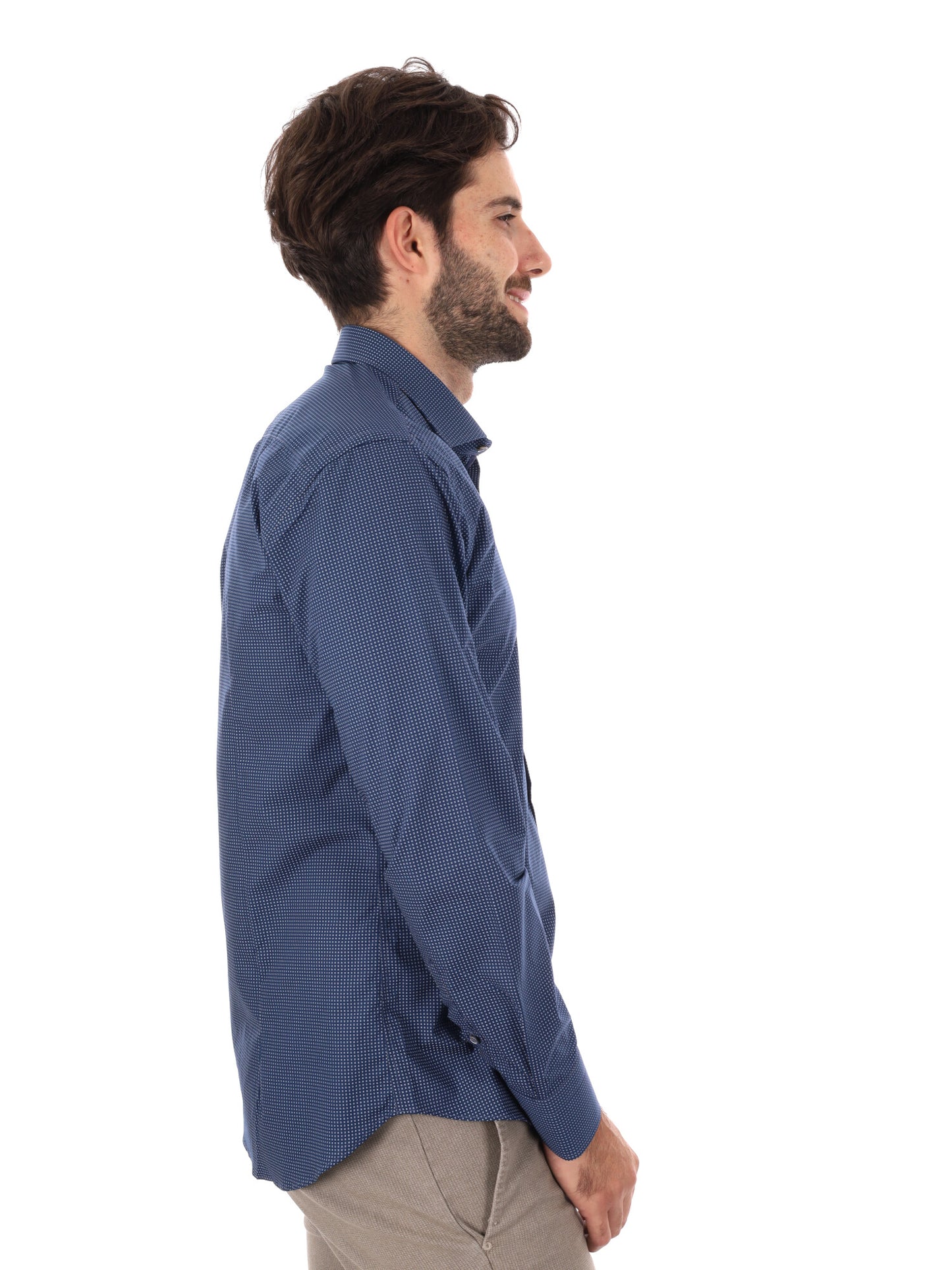 CAMICIA PARIGI FB UOMO BLU BINACO